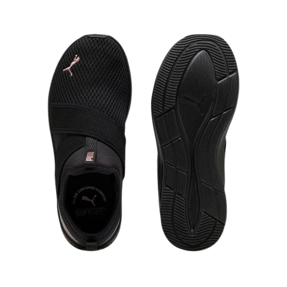 Puma Women Softride Harli Sneakers - Black Rose Gold