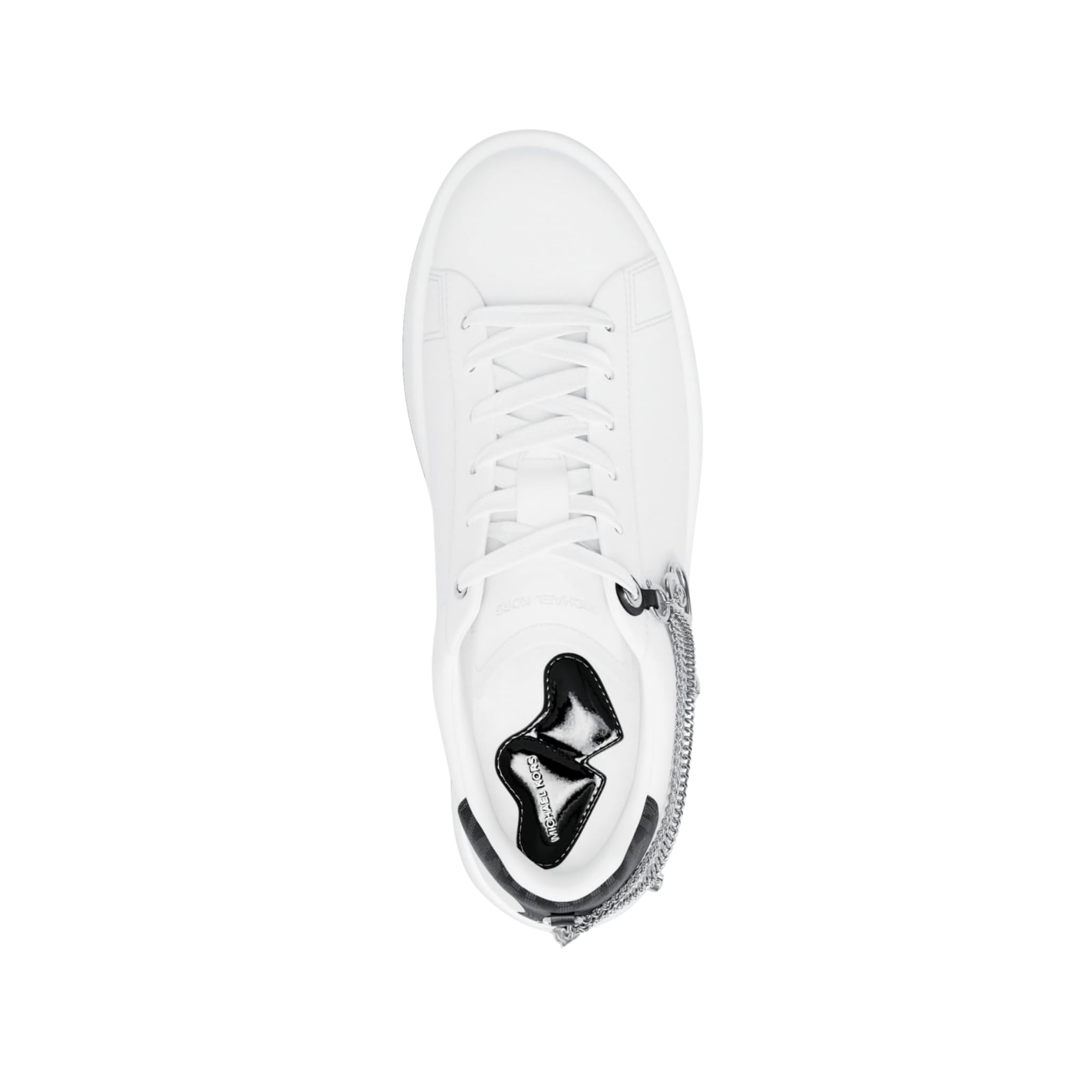 Michael Kors Women Dottie Embellished Leather Platform Sneaker - Black