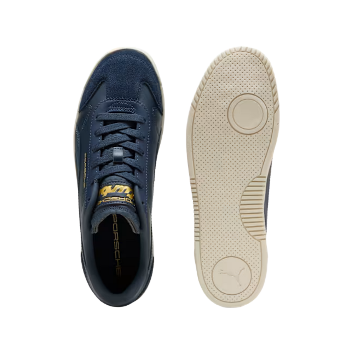 Puma Men Porsche Legacy Club 5v5 Lux Sneakers - Club Navy Alpine Snow