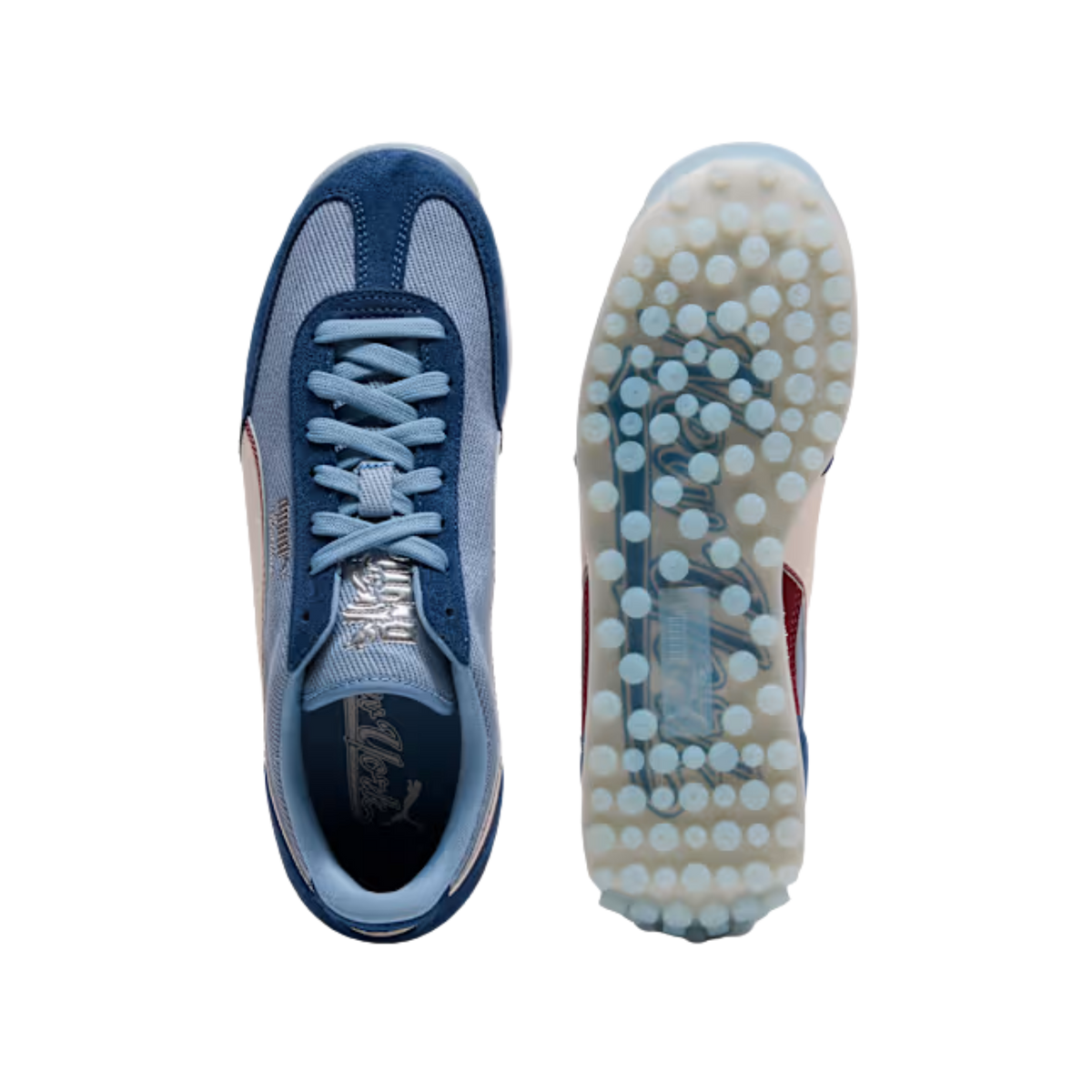 Puma Men Easy Rider NYC Graffiti Sneakers - Persian Blue Cool Blue