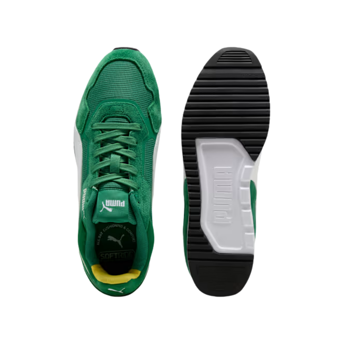 Puma Men Softride ST Miler Sneakers - Archive Green White