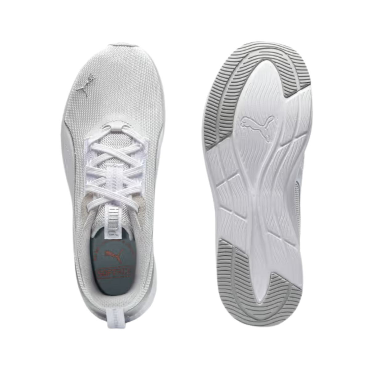 Puma Women Softride Harli Metallic - White Silver
