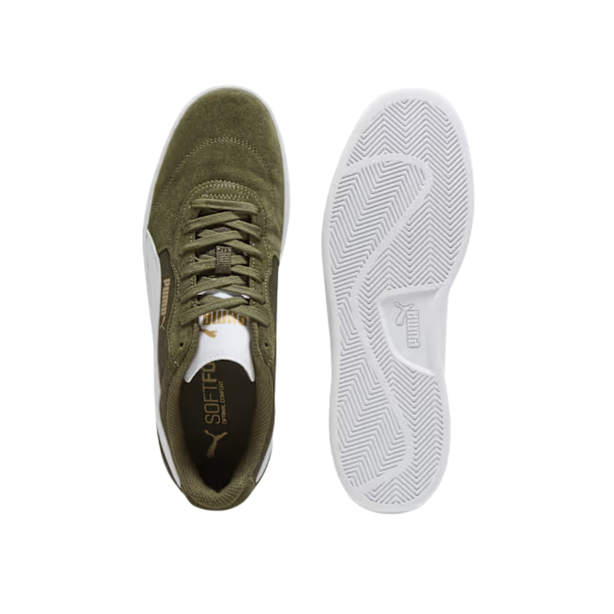 Puma Men Astro Play Sneakers - Dark Olive White