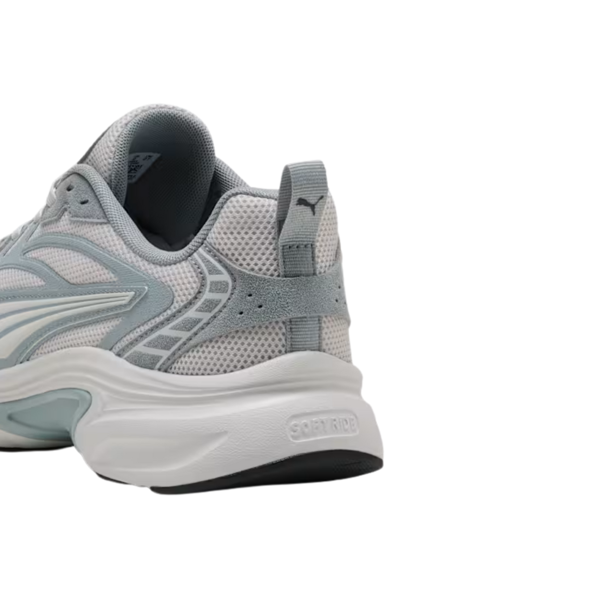 Puma Men Softride Escalate Sneakers - Feather Gray Cool Mid Gray Black