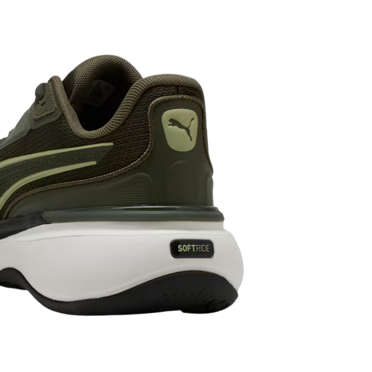 Puma Men Softride Exo Sneakers - Dark Olive Lux Army Black