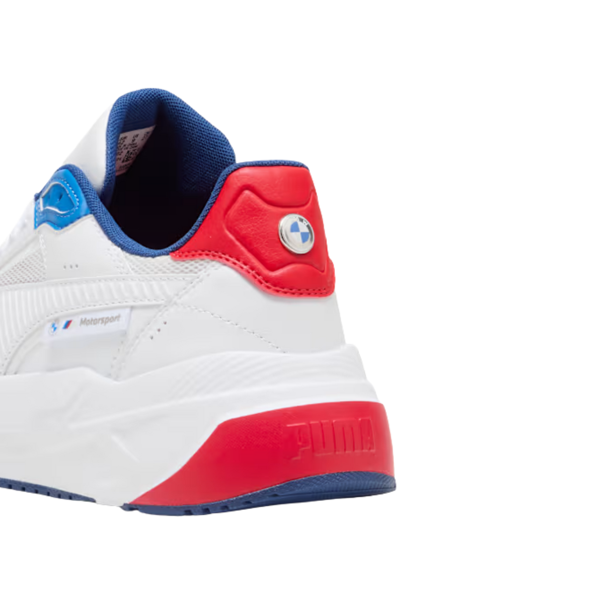 Puma Men BMW M Motorsport Trinity 2 Sneakers - White Cool Cobalt Pop Red