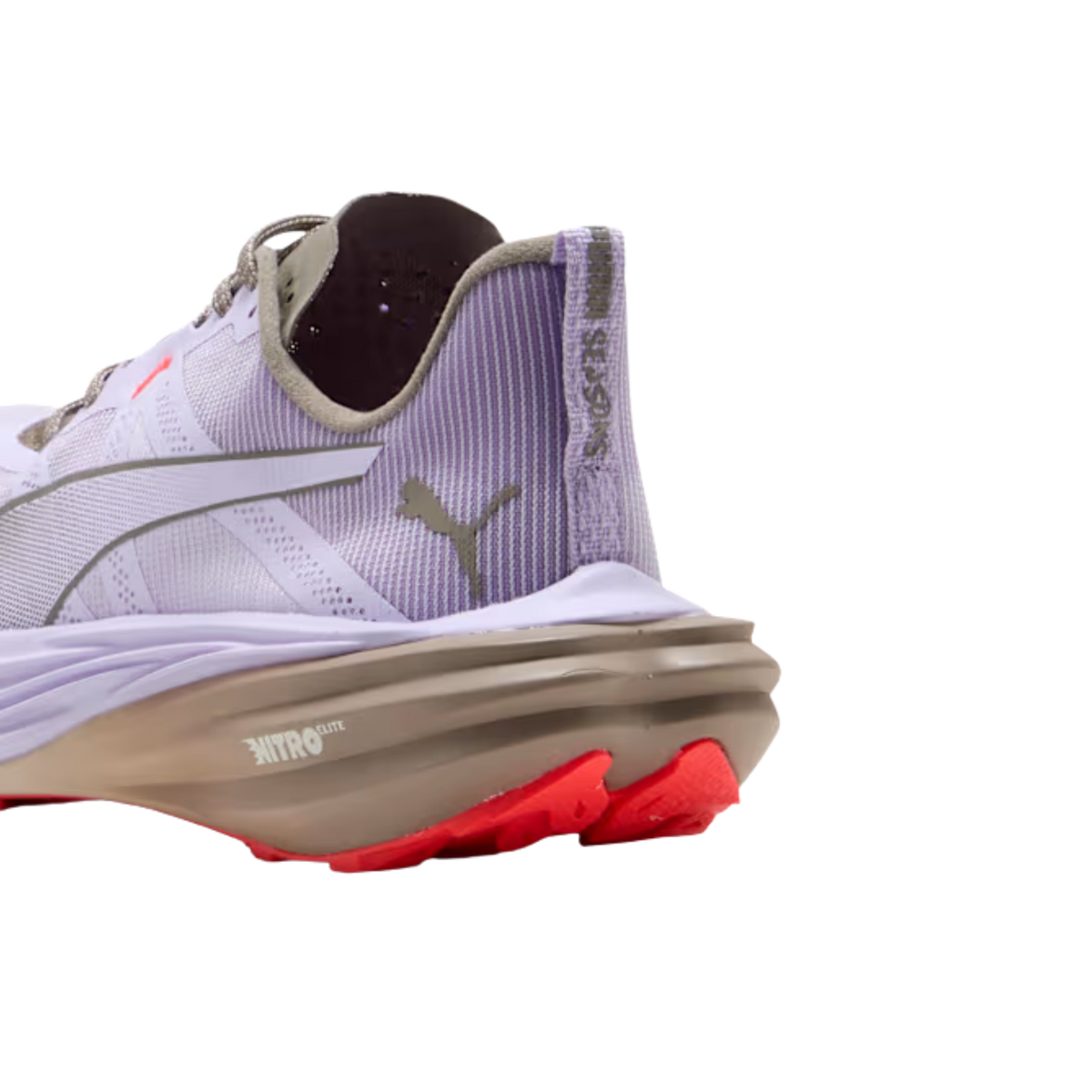 Puma Women Deviate NITRO™ Elite Trail - Light Lavender Mouse Gray-Ultra Red