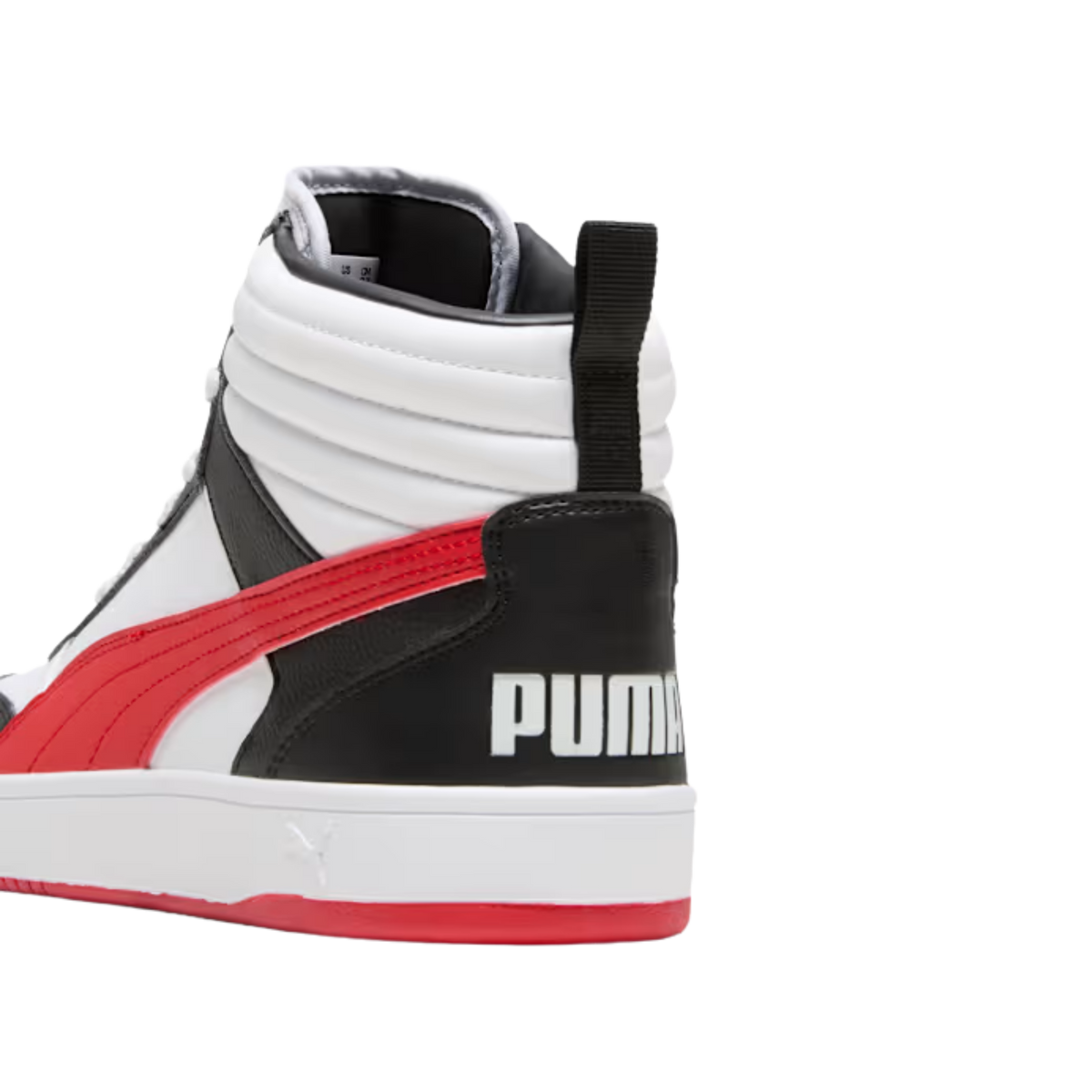 Puma Men Dribble Mid Top Sneakers - White For All Time Red Black