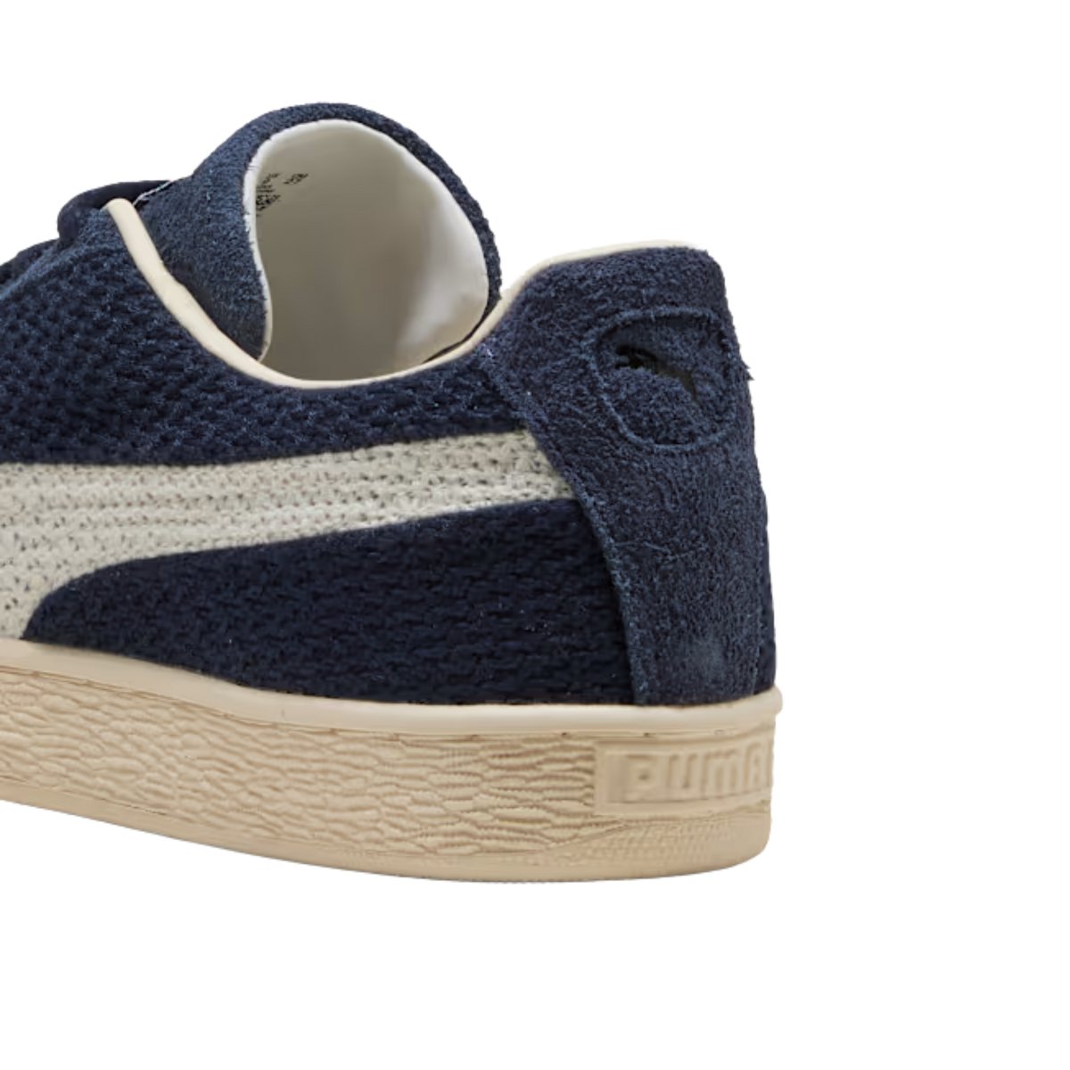 Puma Men Suede Crochet Sneakers - Navy White