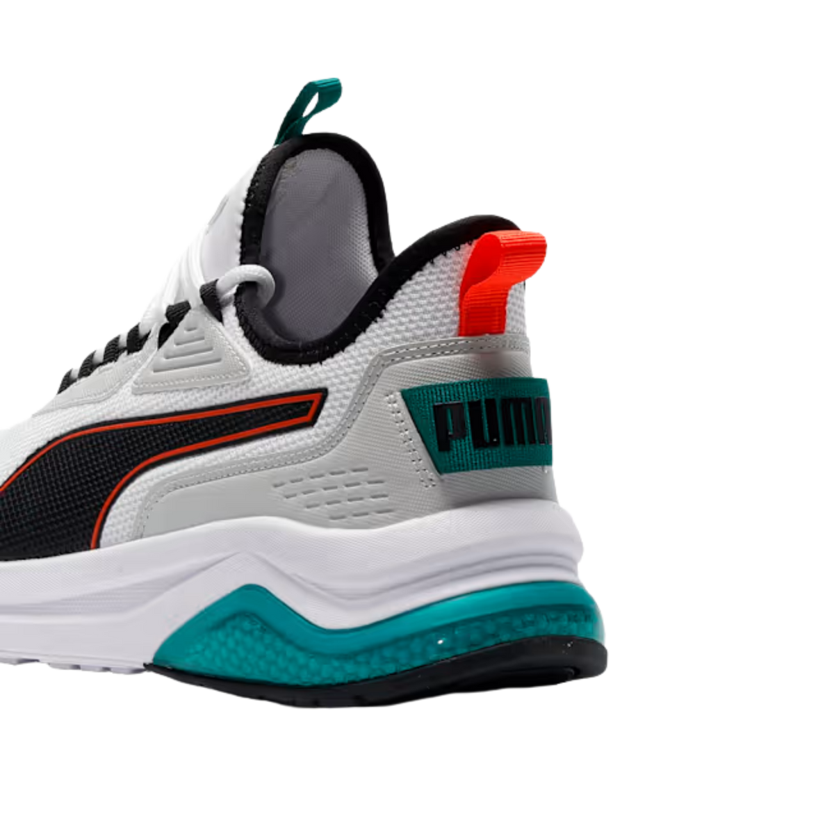Puma Men Amplifier Sneakers - White Black Fierce Red