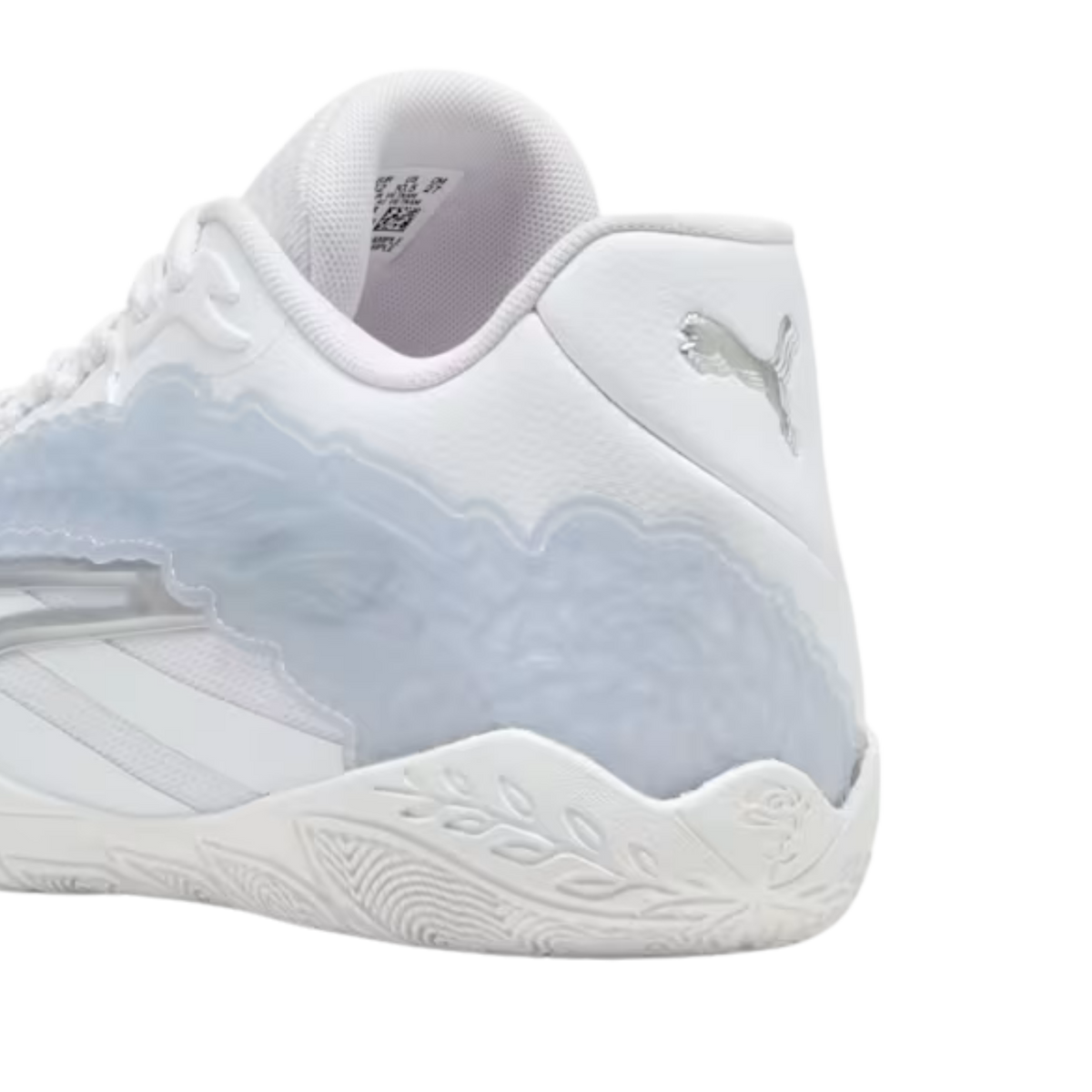 Puma Women Stewie 3 Team Basketball Shoes - White Silver