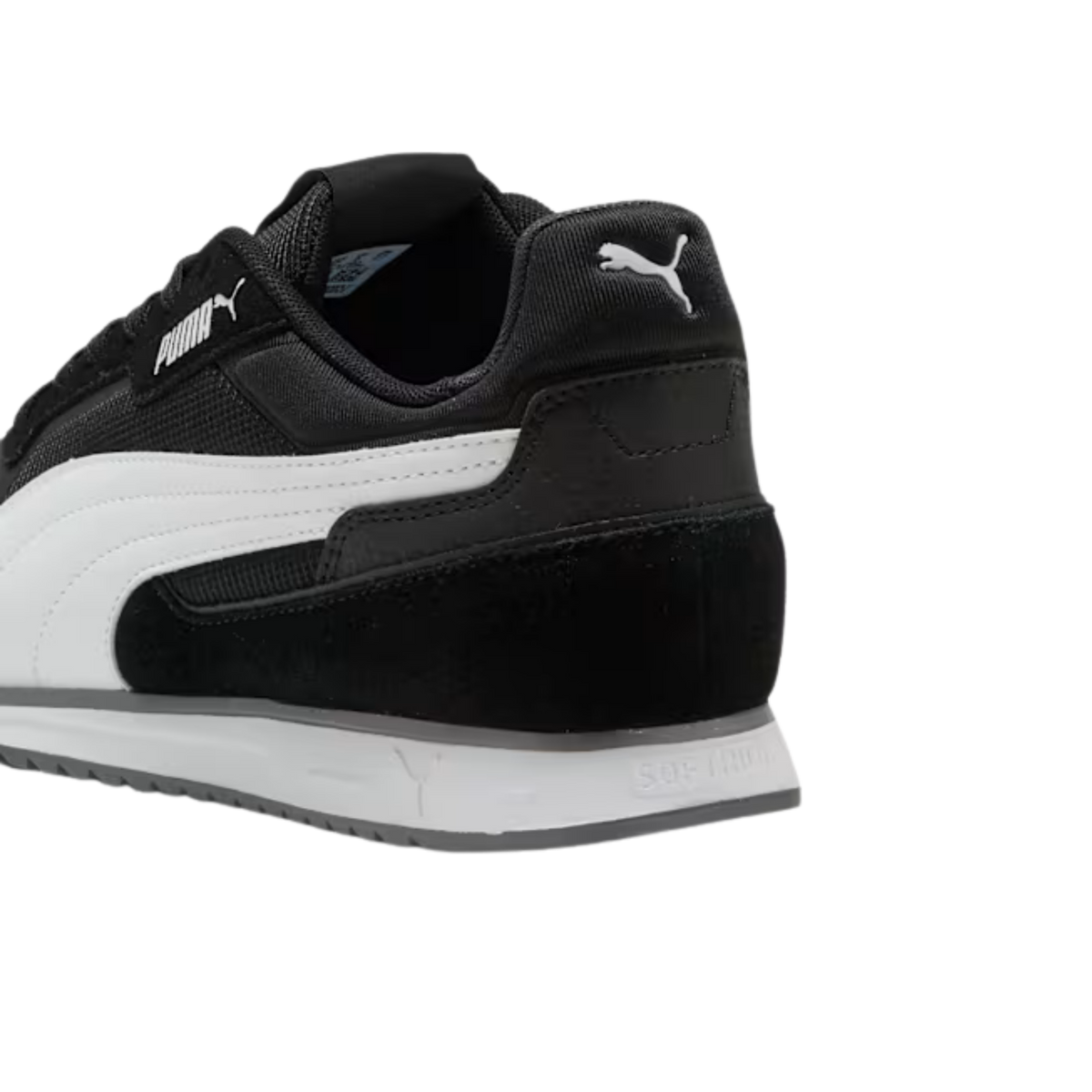 Puma Men Softride ST Miler Sneakers - Black White Strong Gray