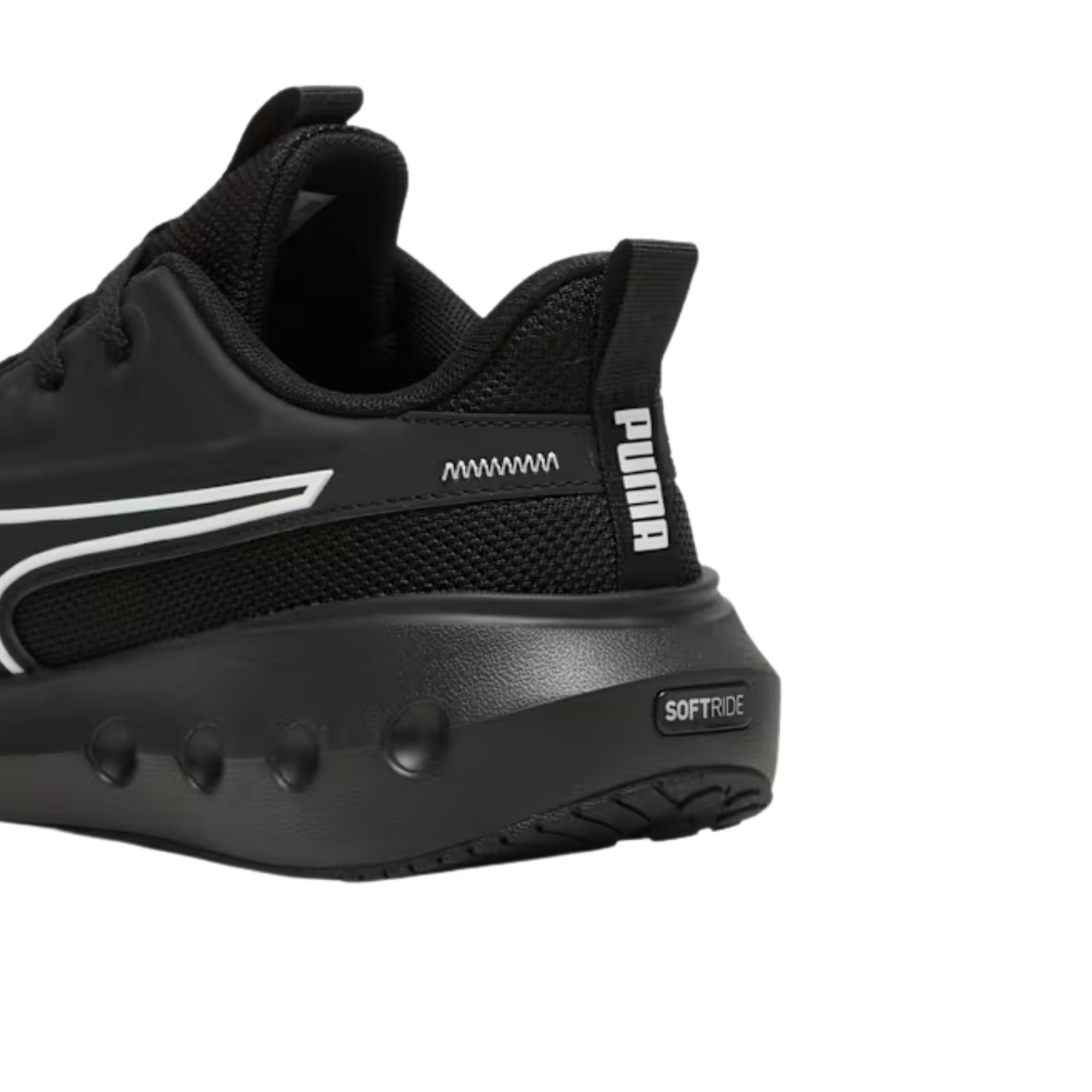Puma Men Softride Carson Lace Up Sneakers - Black White