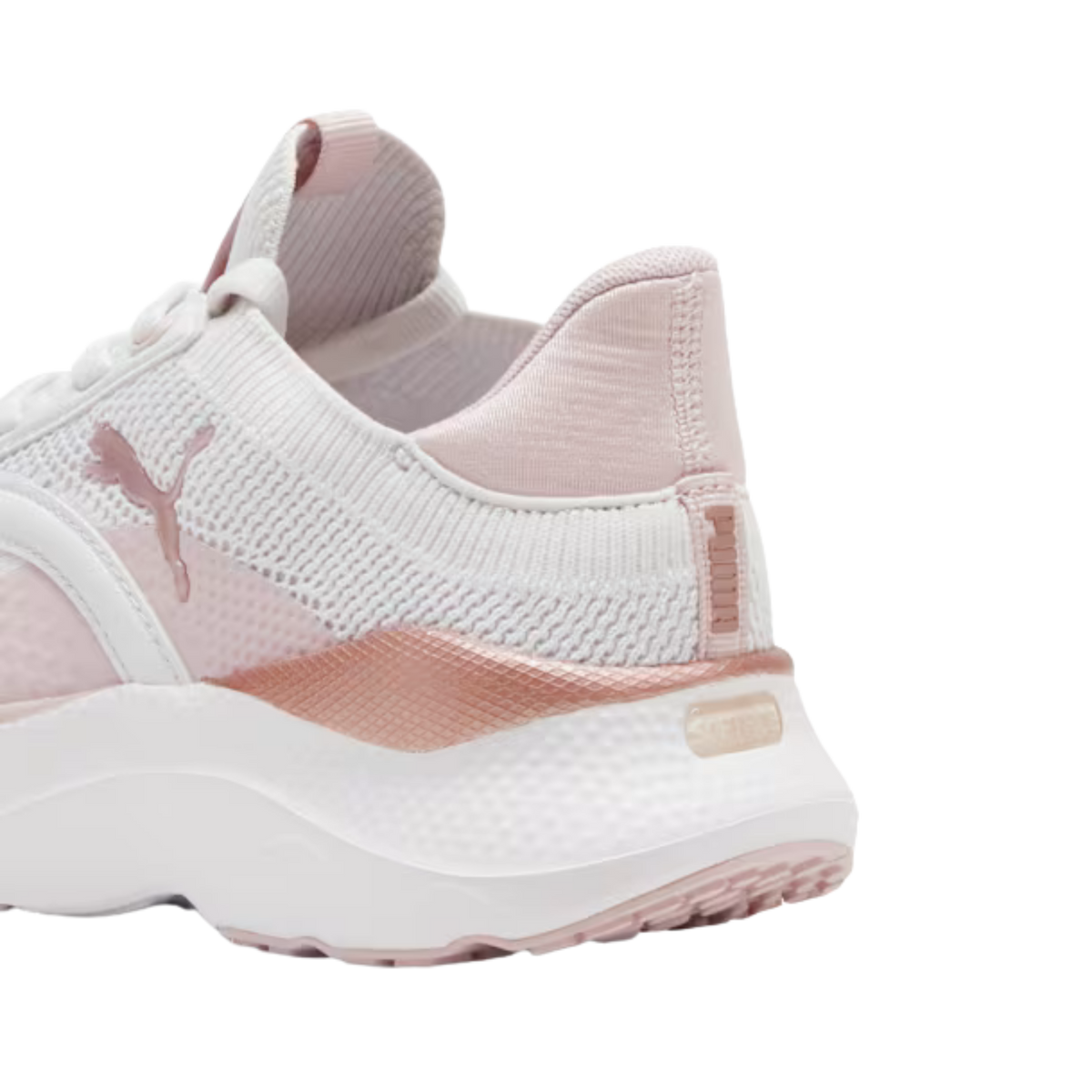 Puma Women Softride Mayve Sneakers - Feather Gray Mauve Mist Rose Gold