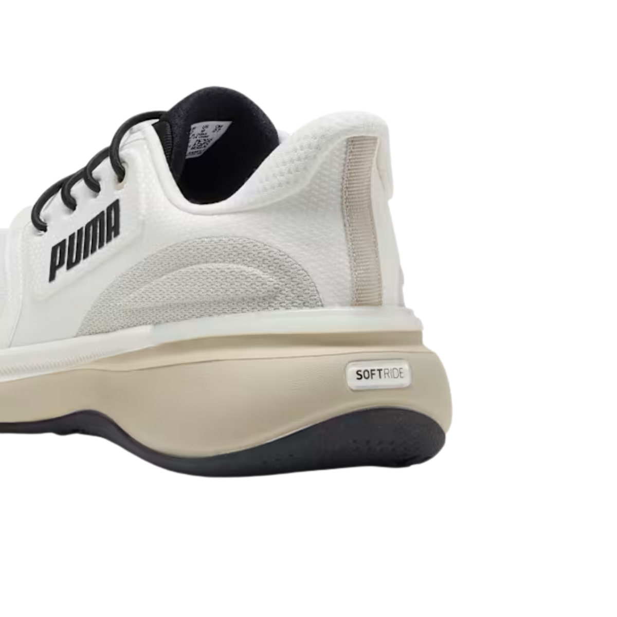 Puma Men Softride Exo Shift Sneakers - Warm White Desert Dust Black