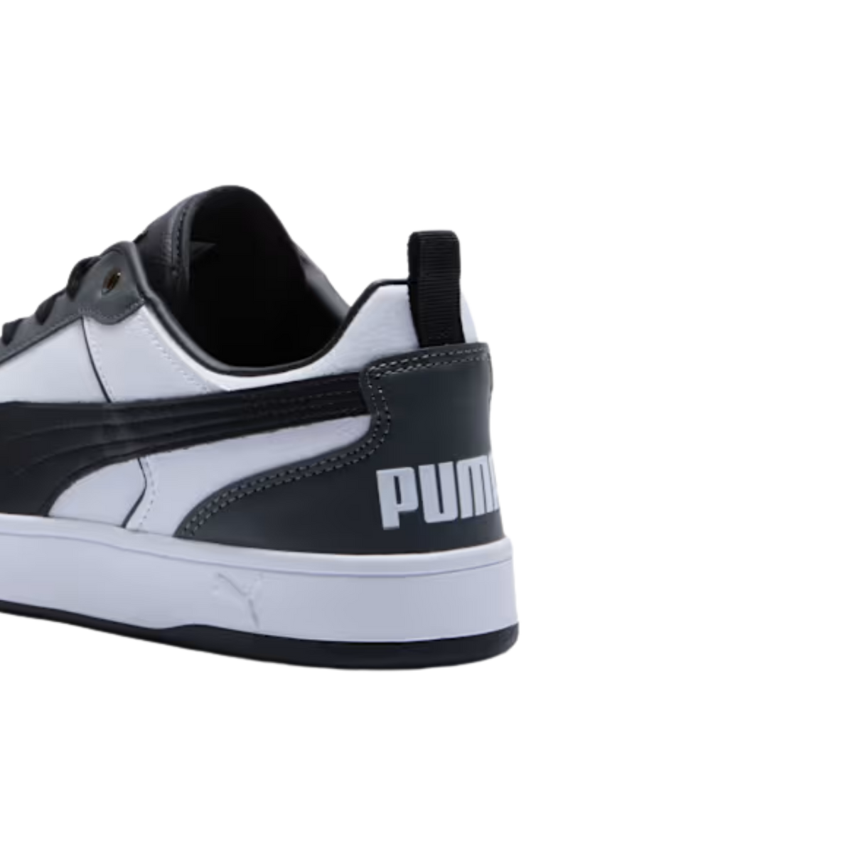 Puma Men Dribble Sneakers - White Black Shadow Gray