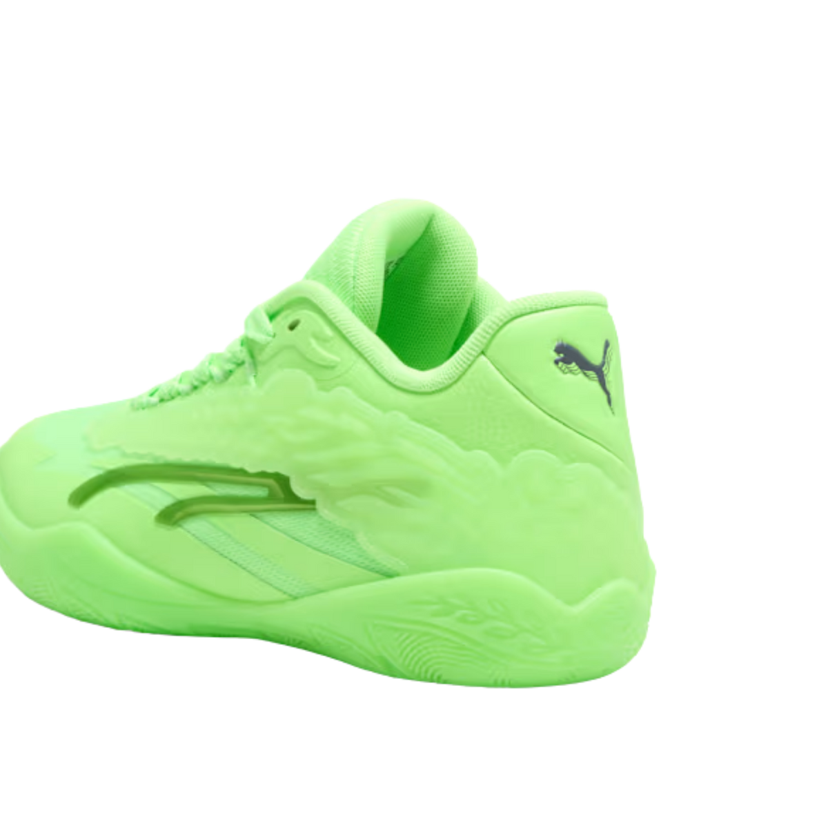 Puma Women Stewie 3 Team Basketball Shoes - Green Glare Galactic Gray