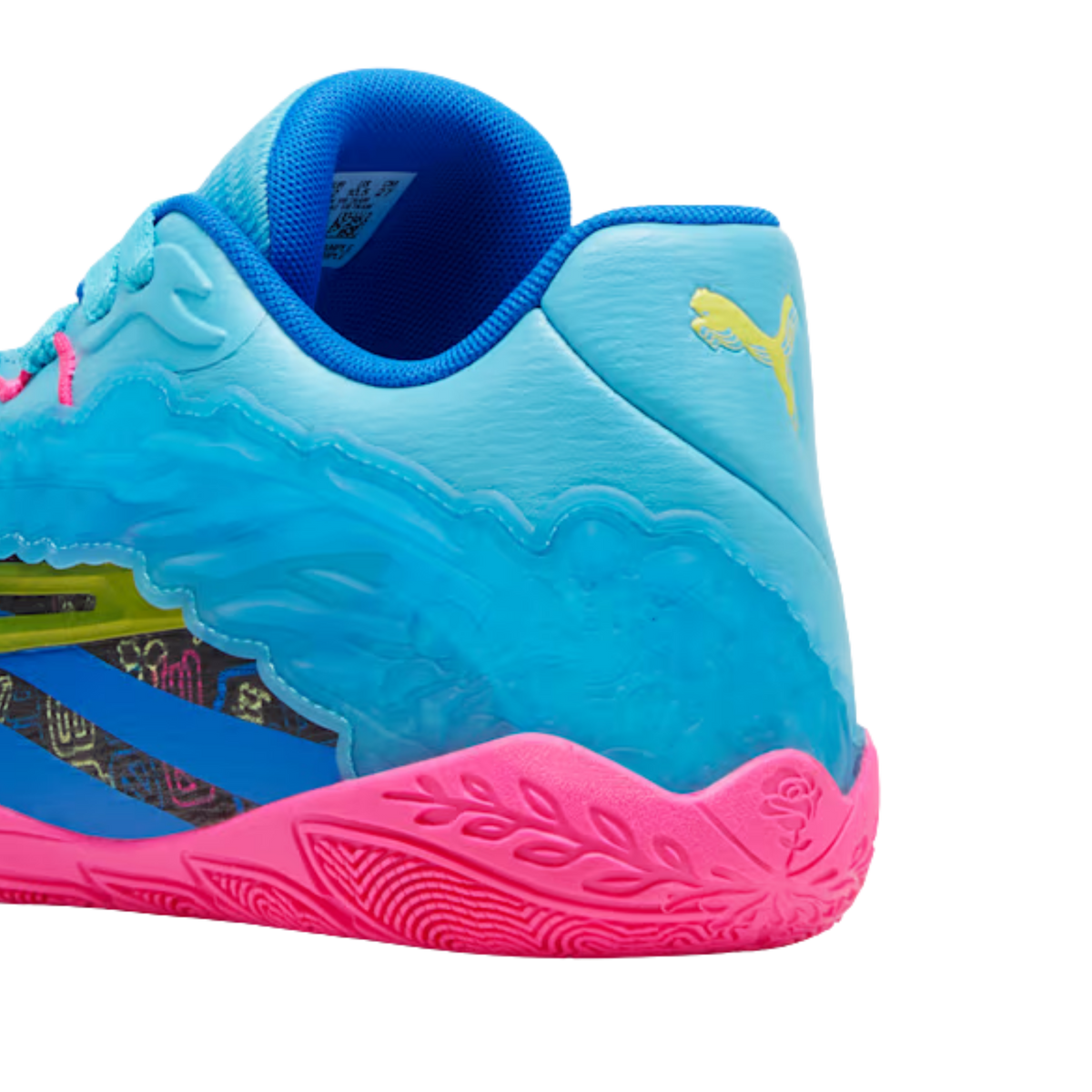Puma Women Stewie 3 Tokyo Nights Basketball Shoes - Bright Aqua Fluro Pink Pes