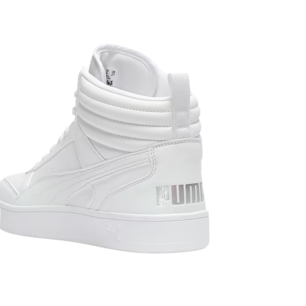 Puma Men Dribble Mid Top Sneakers - White Silver