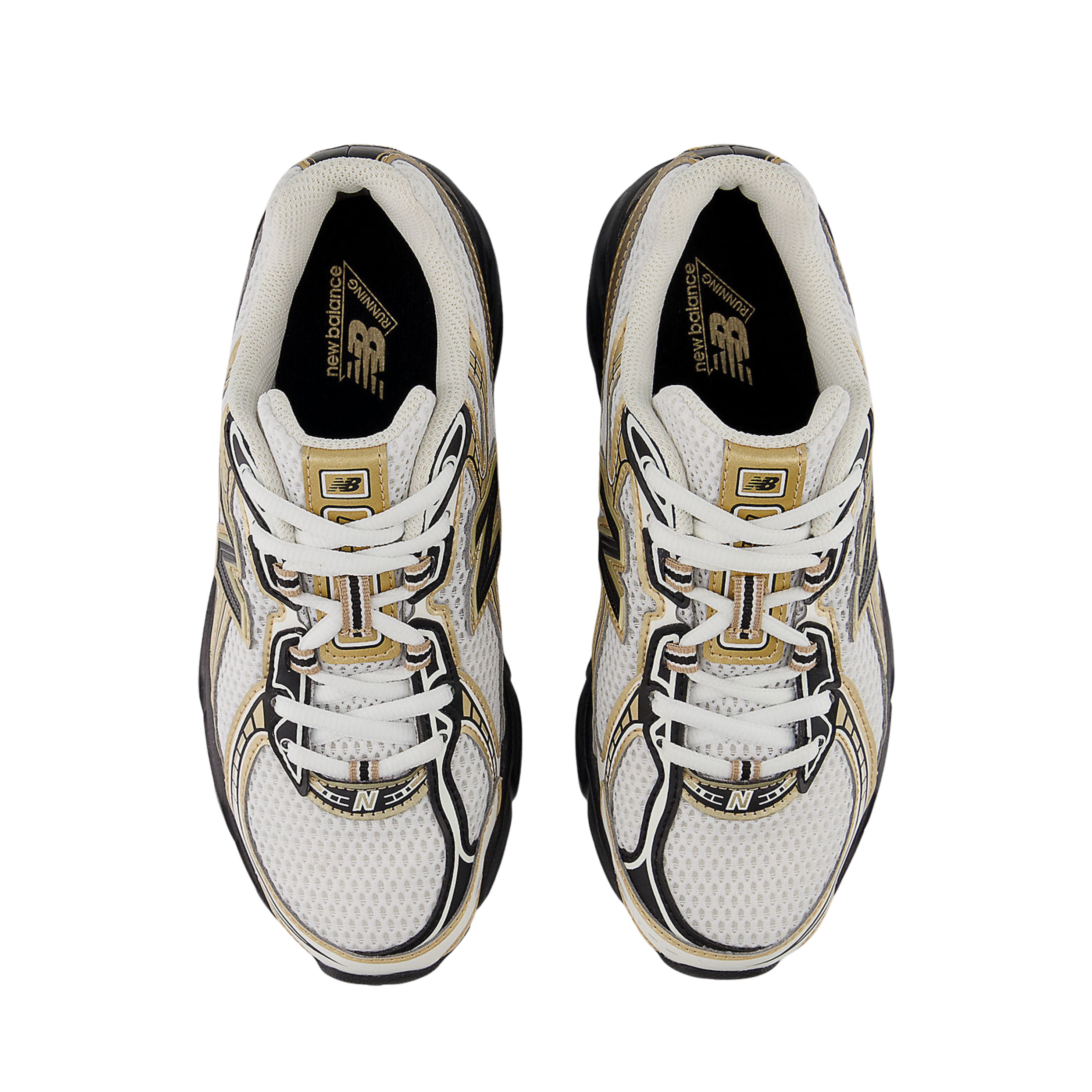 New Balance Big Kids 740 - Sea Salt Black Gold