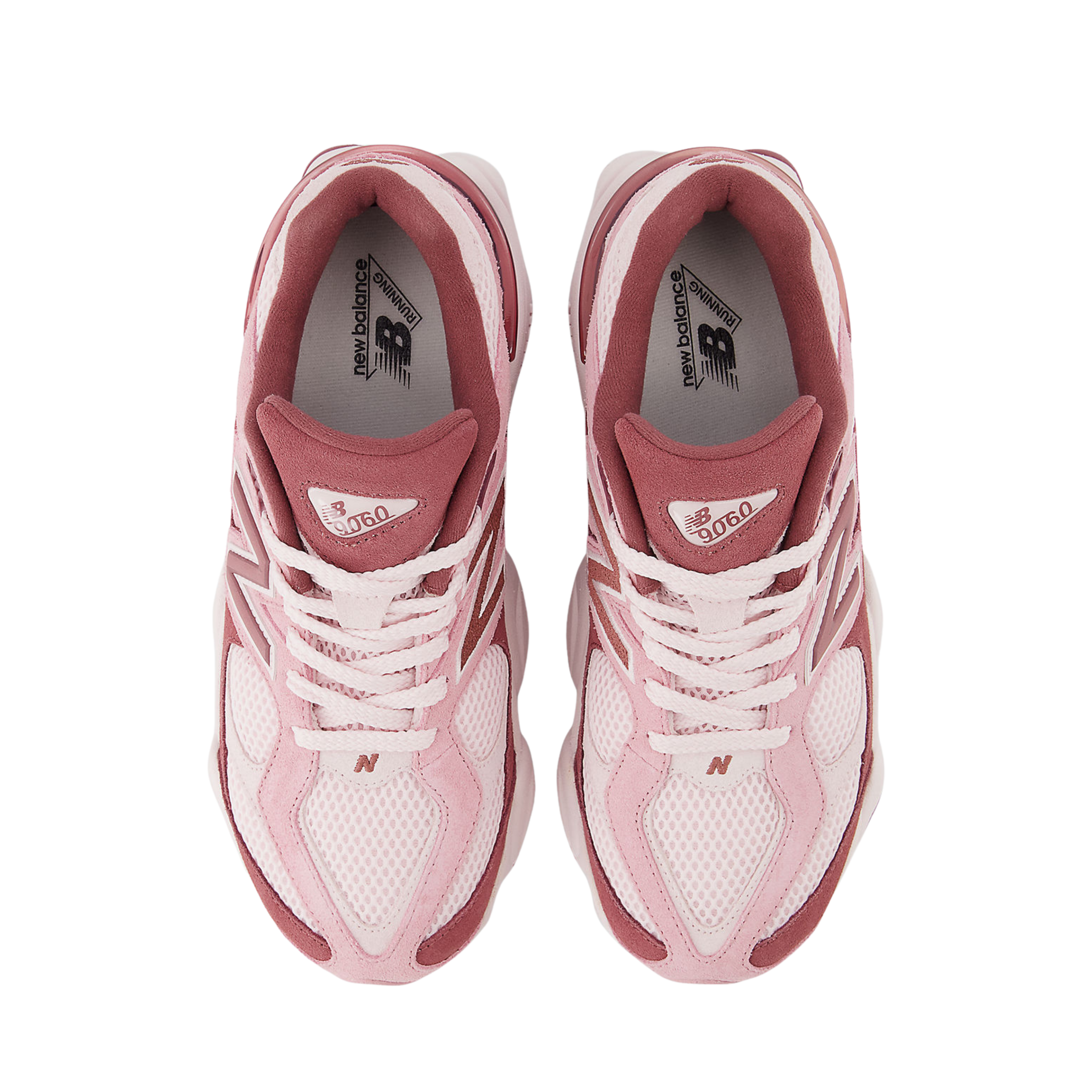 New Balance Big Kids 9060 - Pink Granite Washed Burgundy