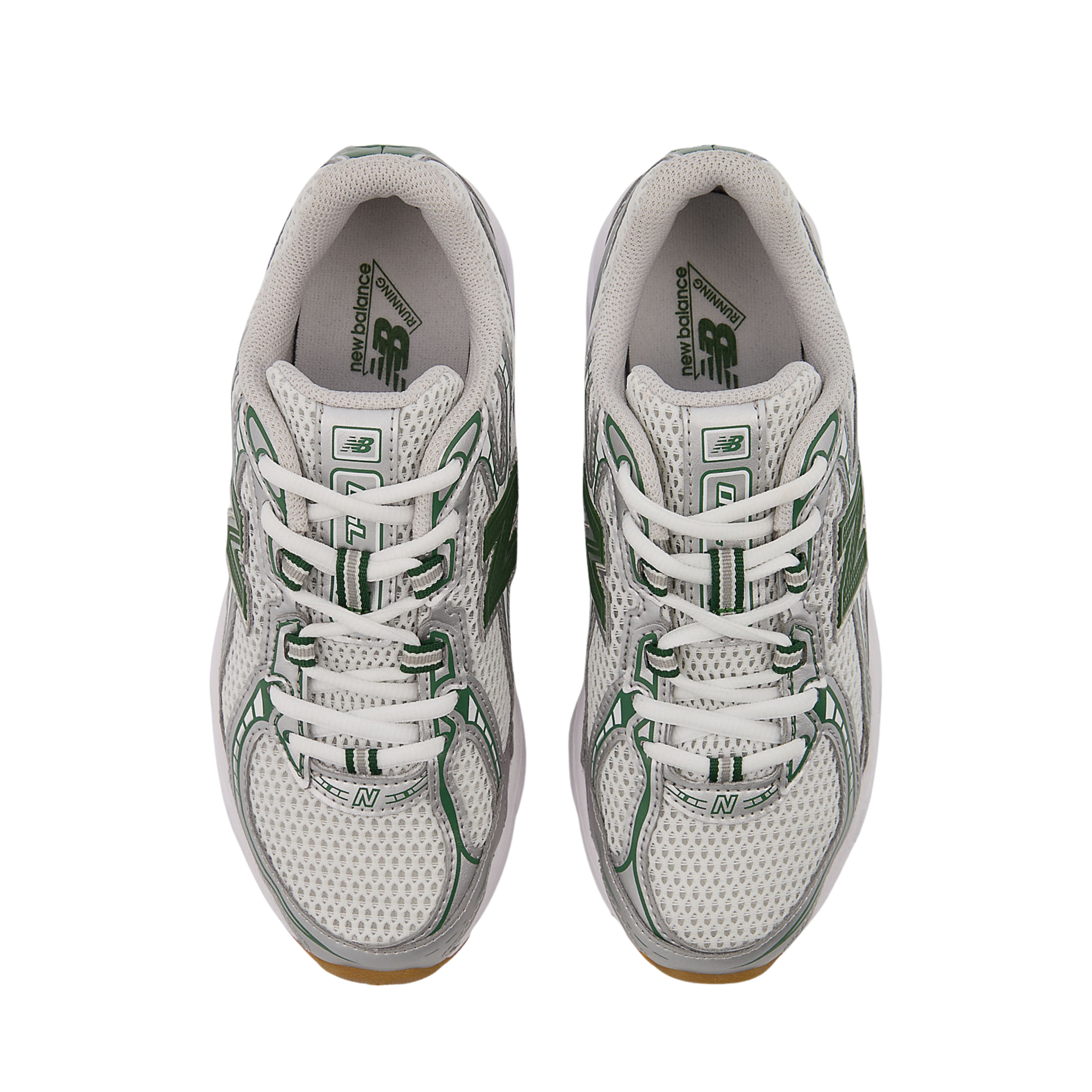 New Balance Big Kids 740 - Silver Metalic Dark Alpine Green