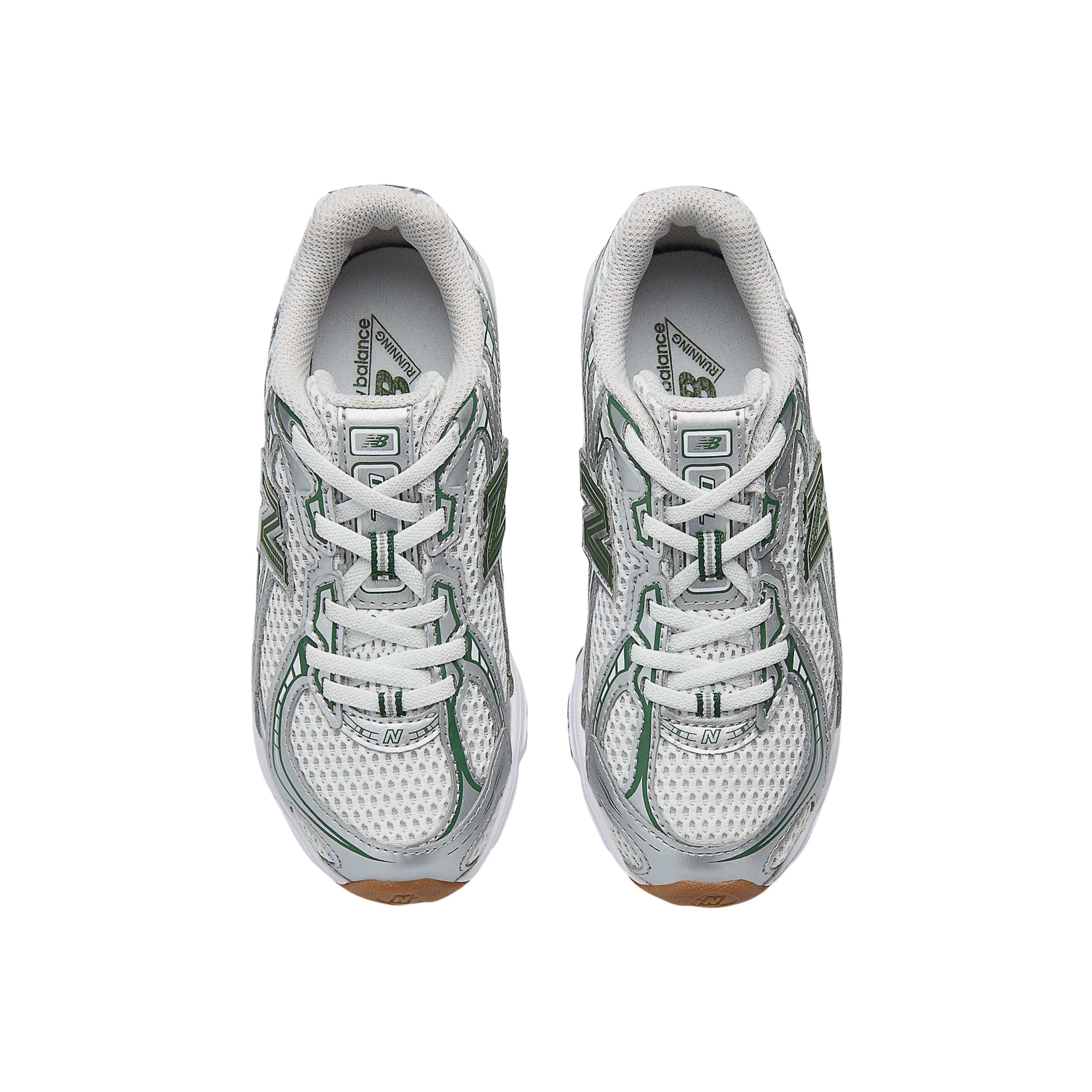 New Balance Kids 740 - Silver Metalic Dark Alpine Green