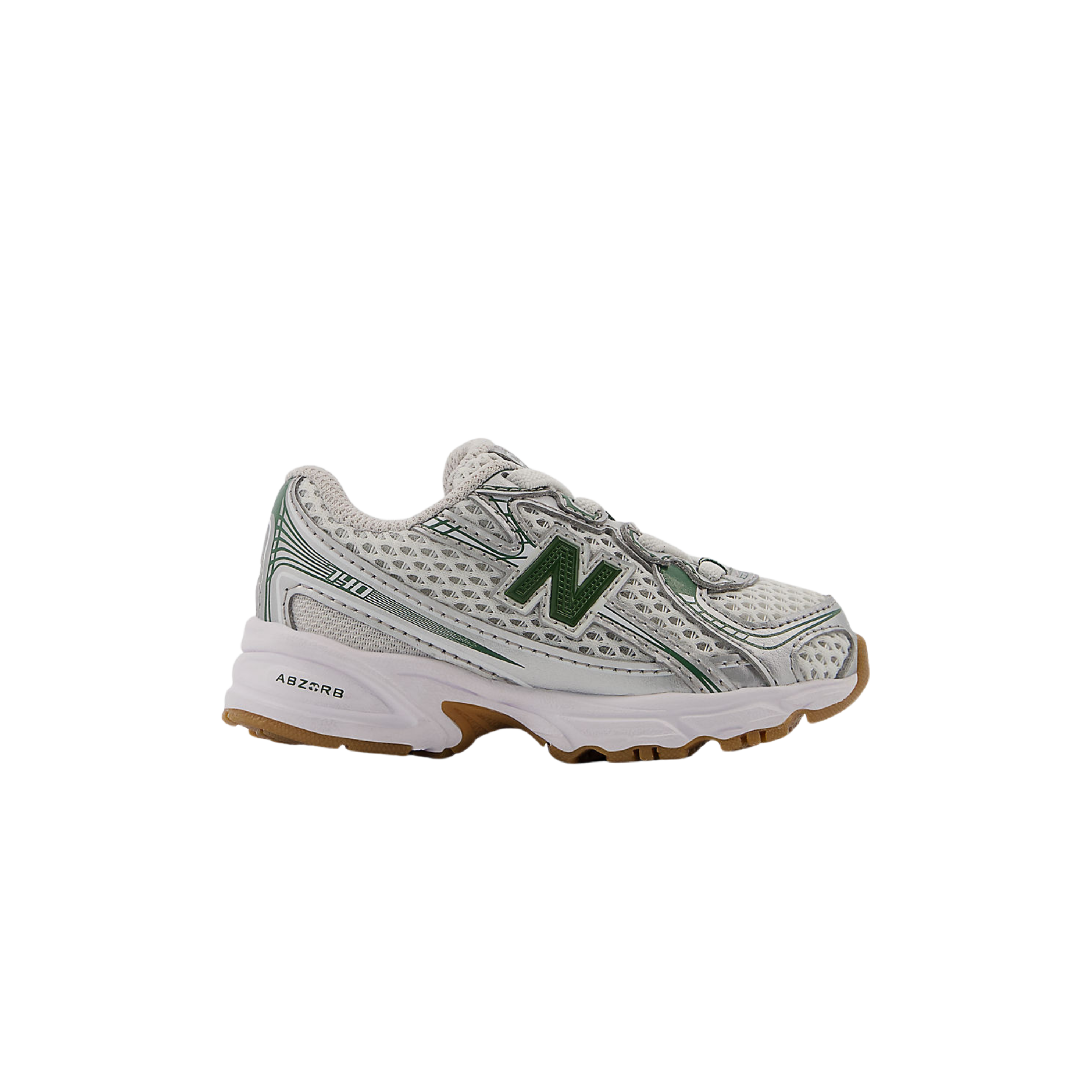 New Balance Toddler 740 - Silver Metalic Dark Alpine Green