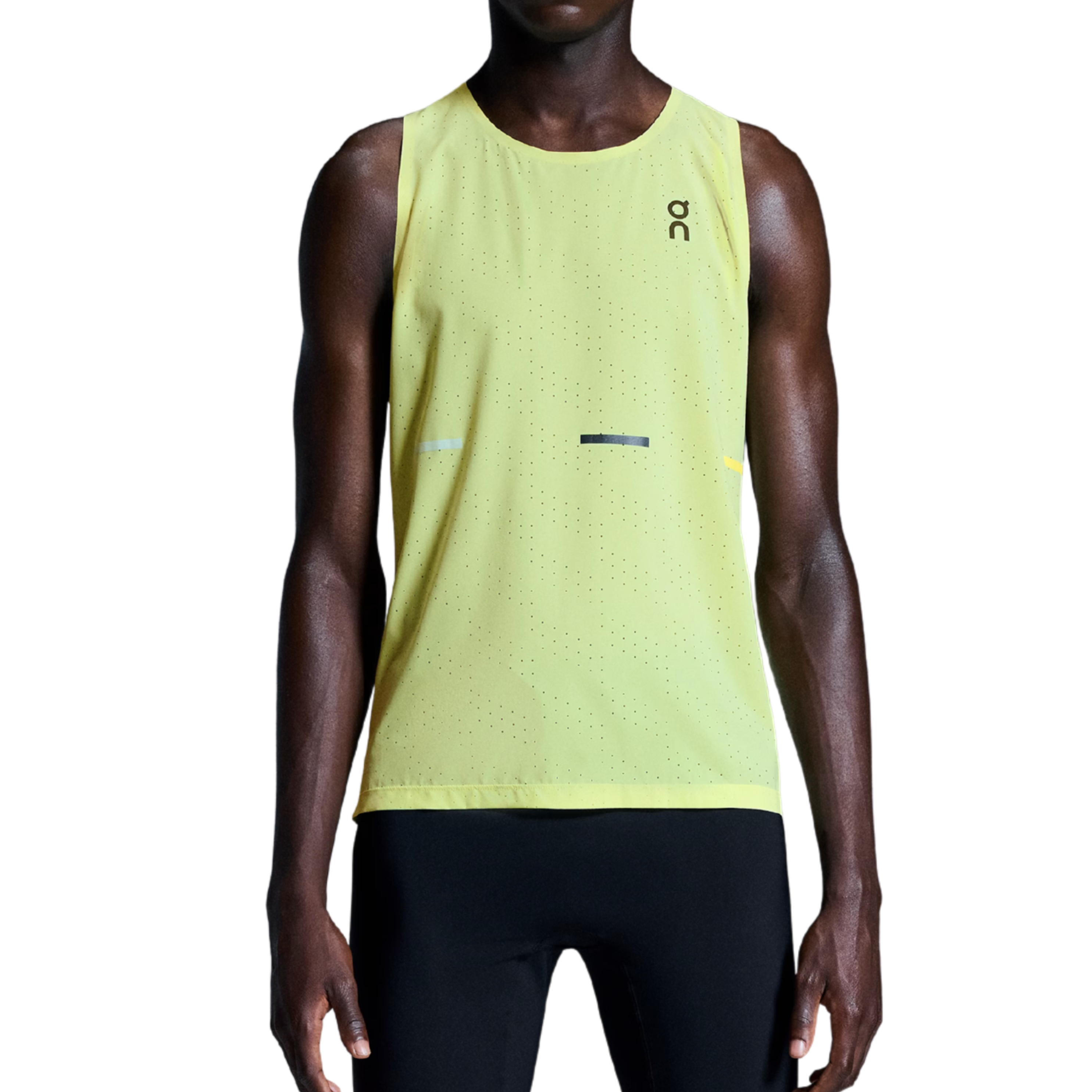 ON Men Race Singlet - Limelight