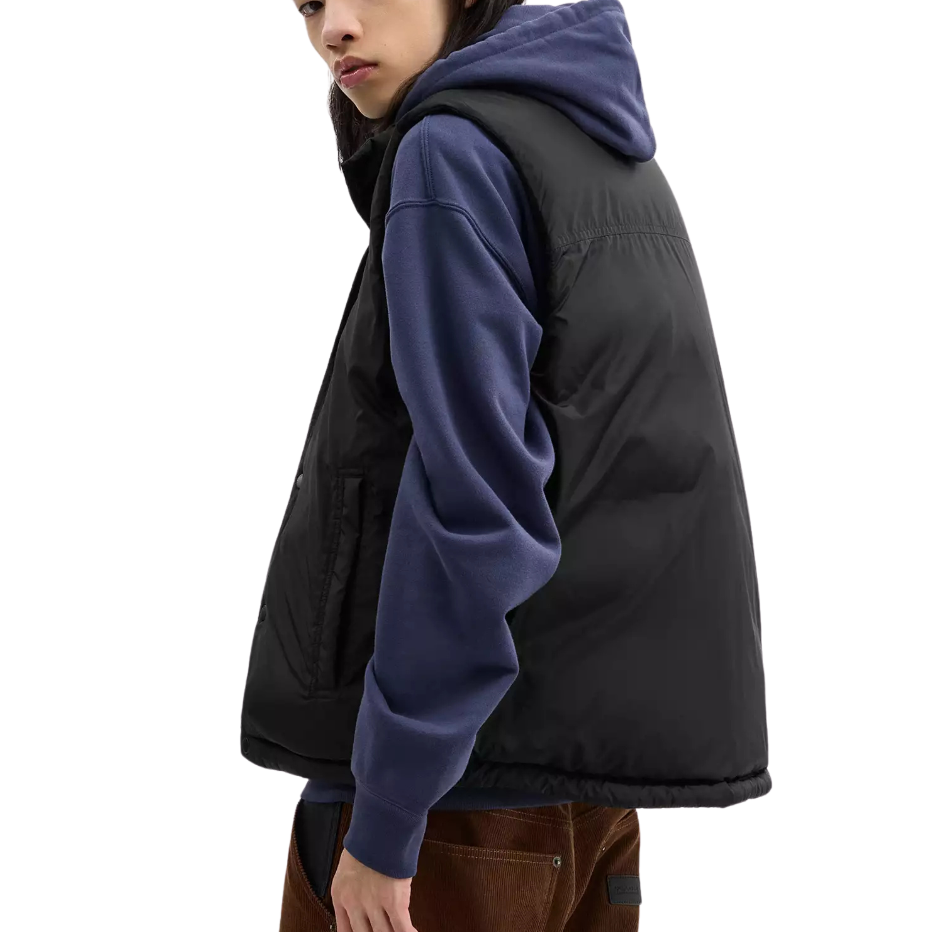 COACH Men Reversible Down Vest - Black