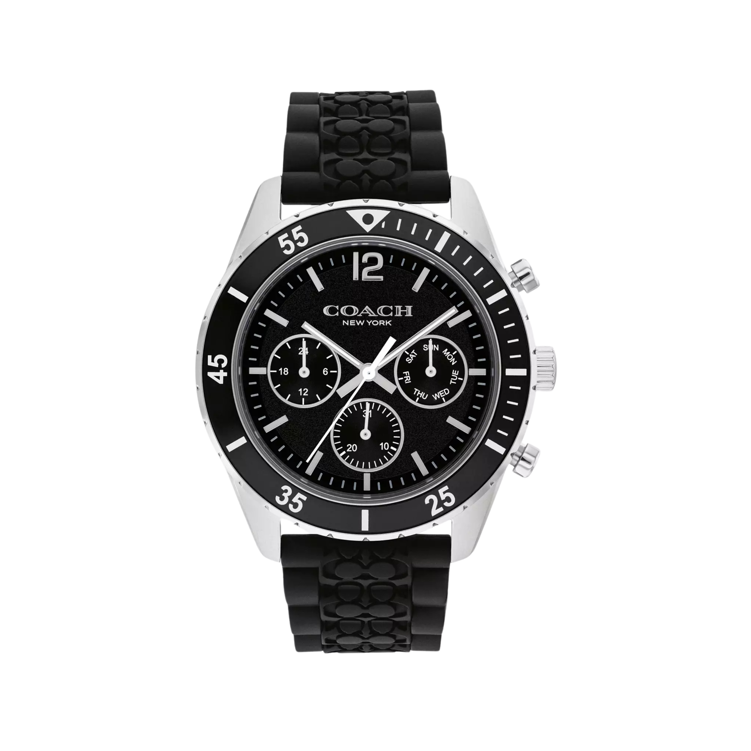 COACH Men Cole Watch 44 Mm - Black