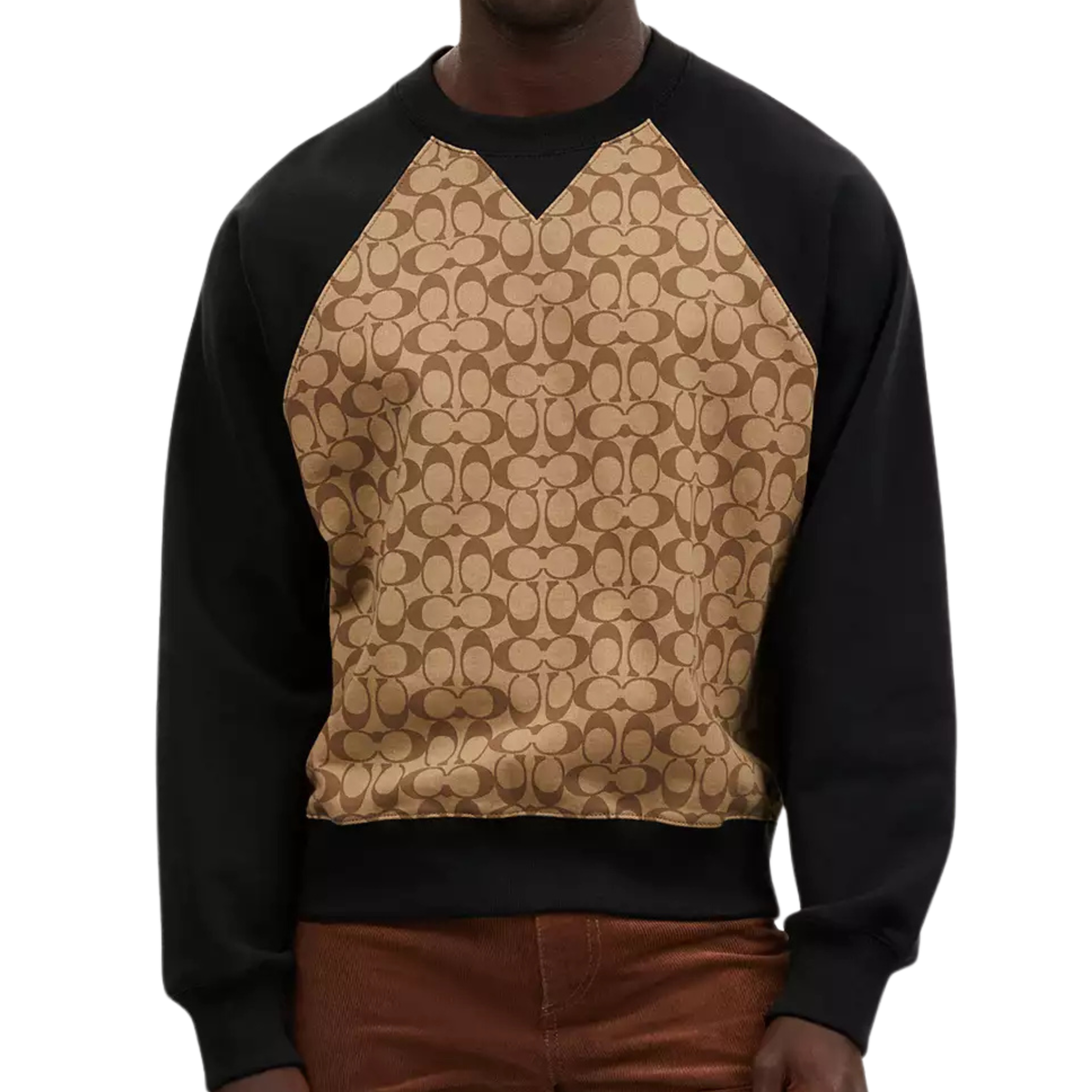 COACH Men Crewneck Sweatshirt - Khaki
