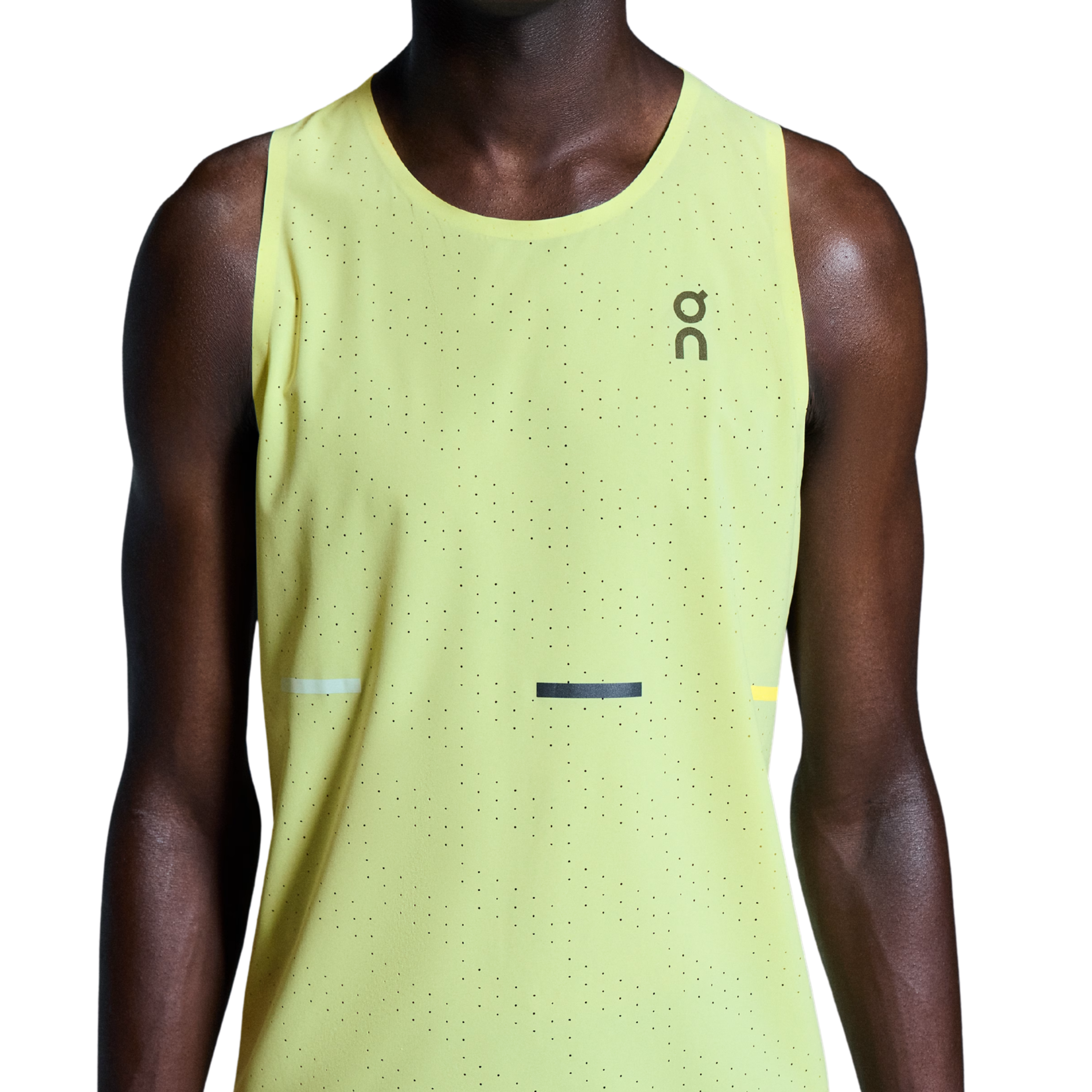 ON Men Race Singlet - Limelight