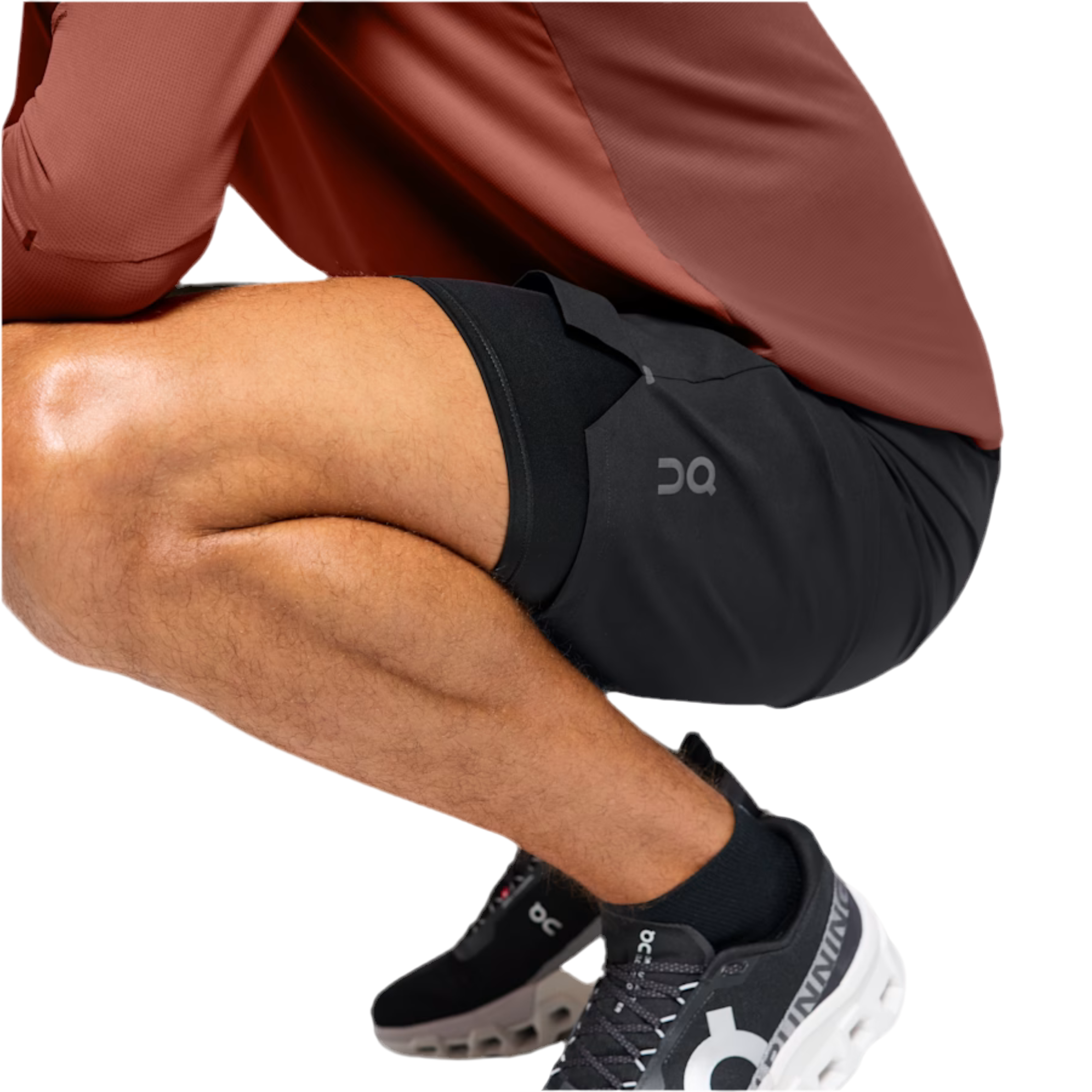 ON Men Performance Hybrid Short - Black