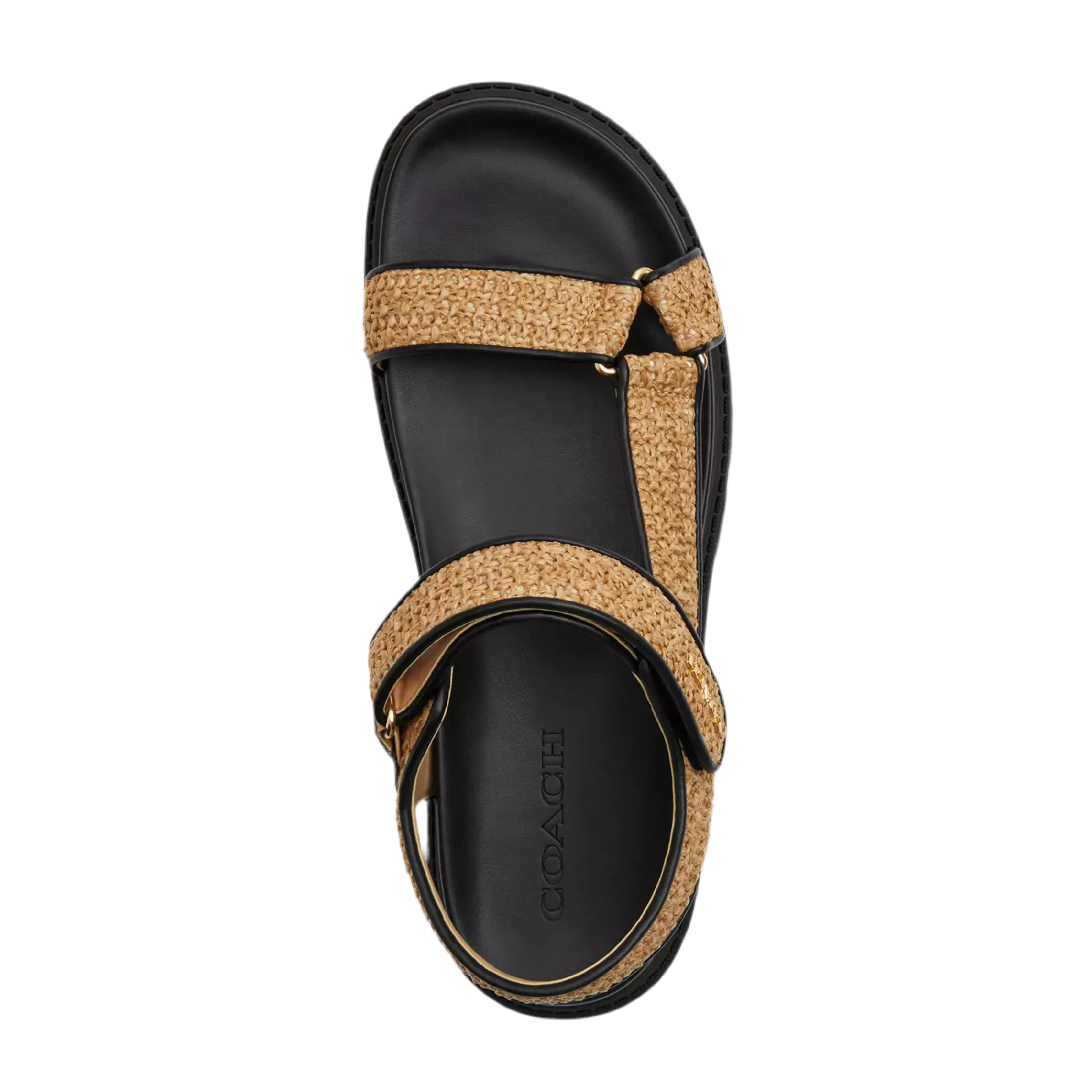 COACH Women's Sport Sandal - Straw Toast