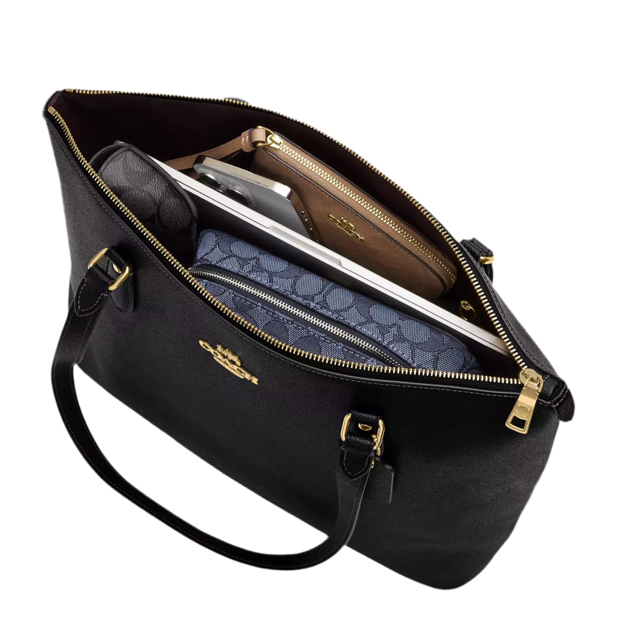 COACH Gallery Tote Bag - Black