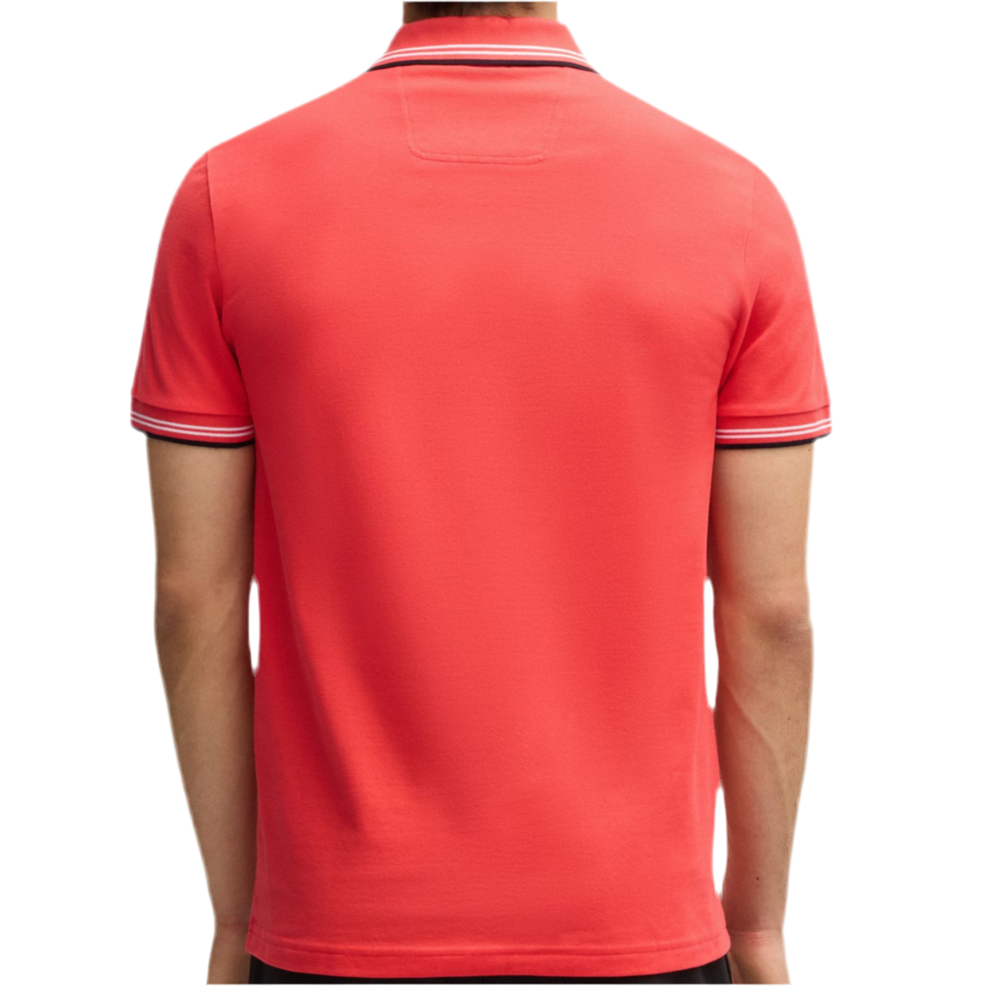 Hugo Boss Men Stretch Cotton Slim Fit Polo Shirt - Light Red