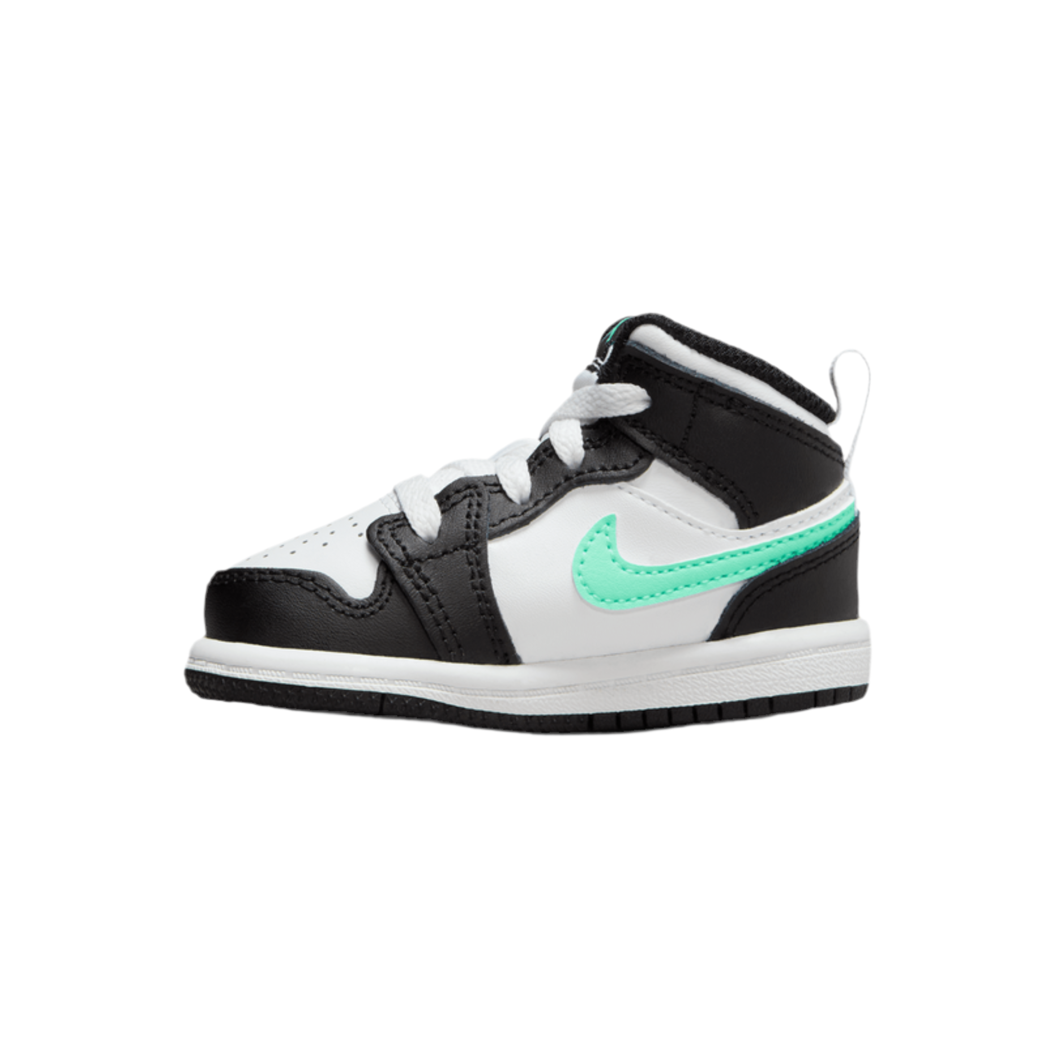 Nike Toddler Jordan AJ1 MID - White Green