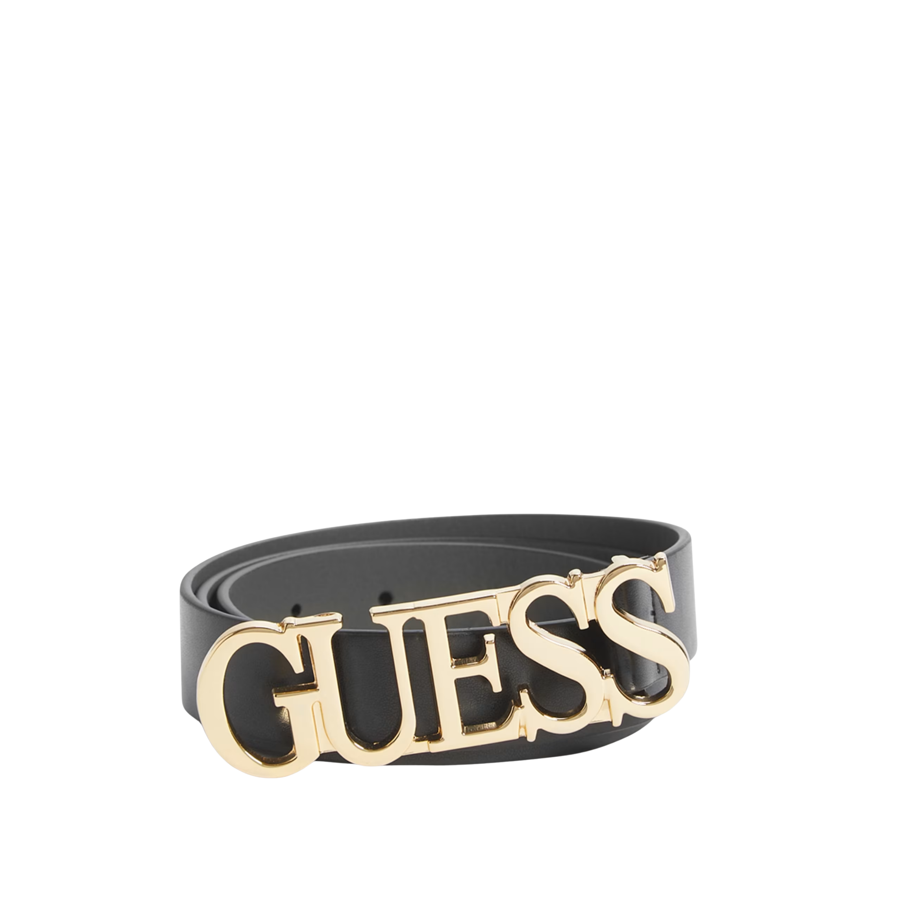 Guess Women Marianna Letter Belt - Black