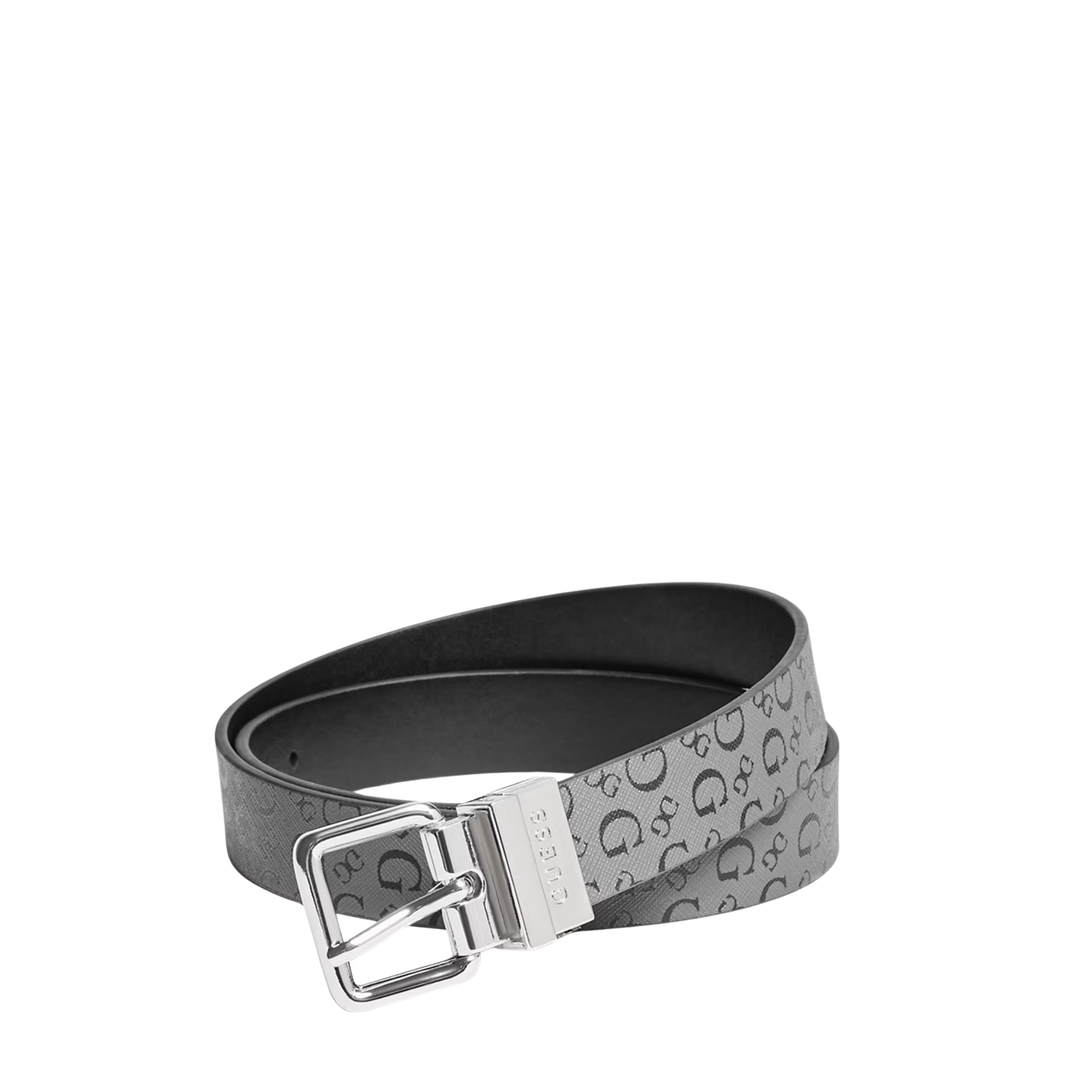 Guess Women Logo Reversible Belt - Black