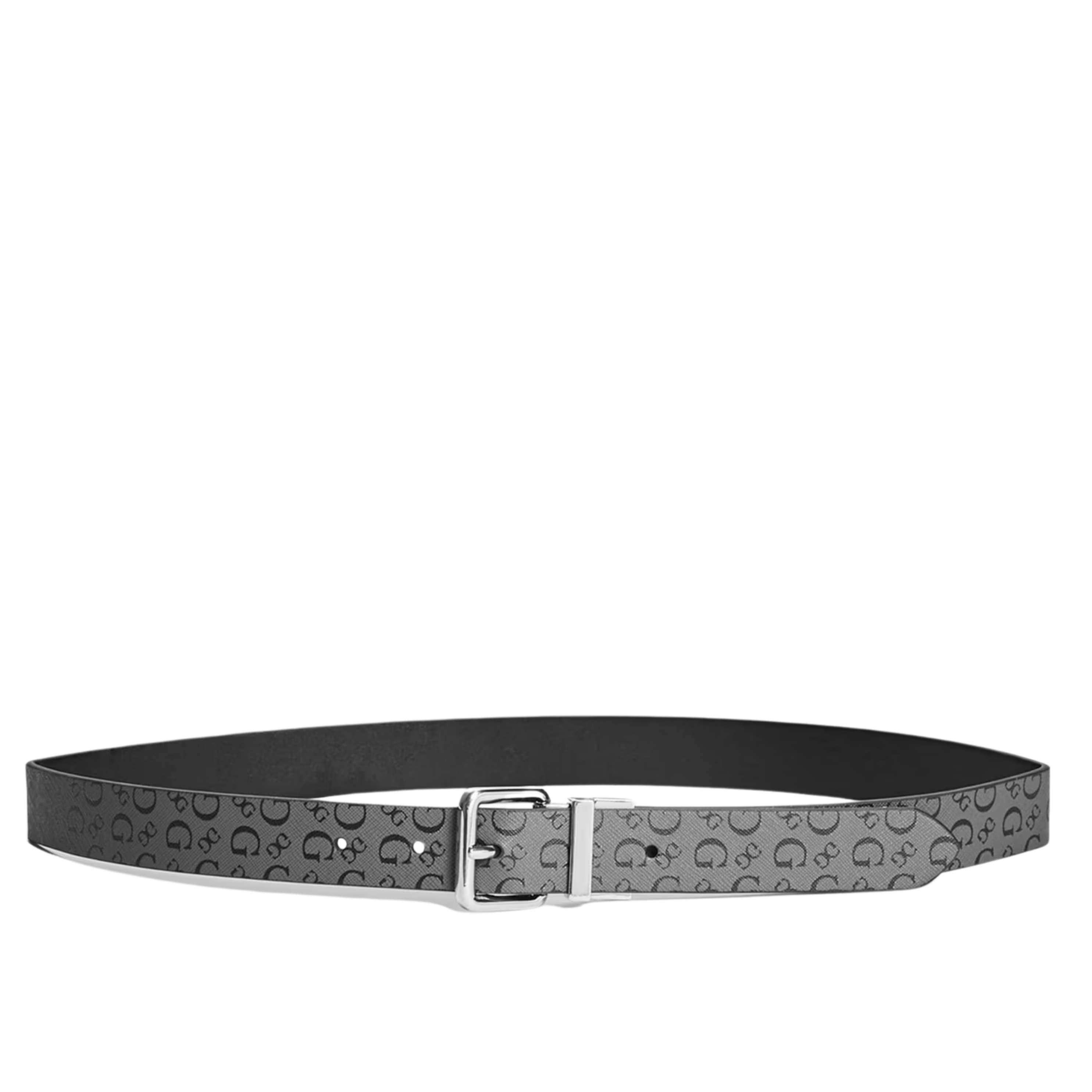 Guess Women Logo Reversible Belt - Black