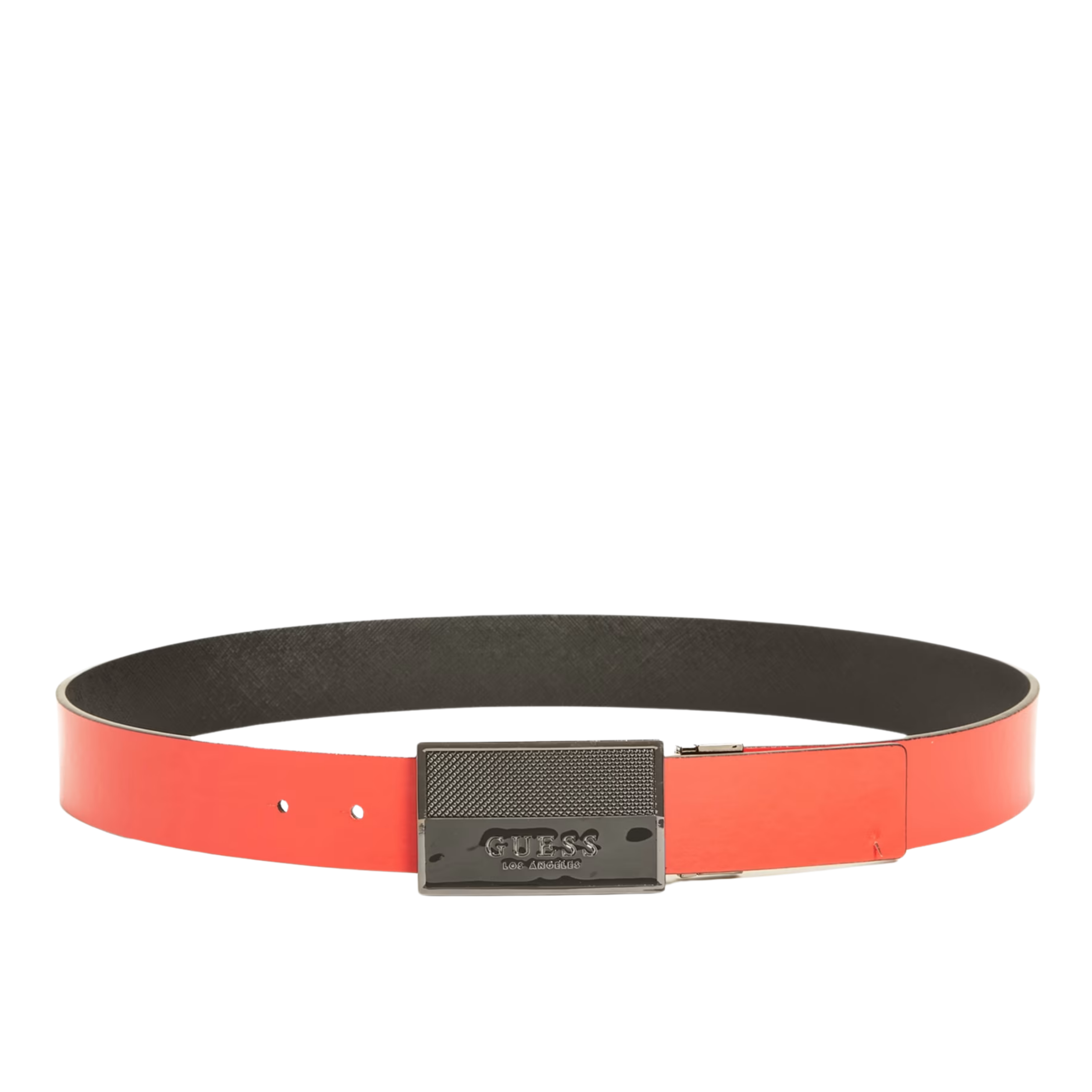 Guess Men Enamel Logo Plaque Belt - MultipleColors