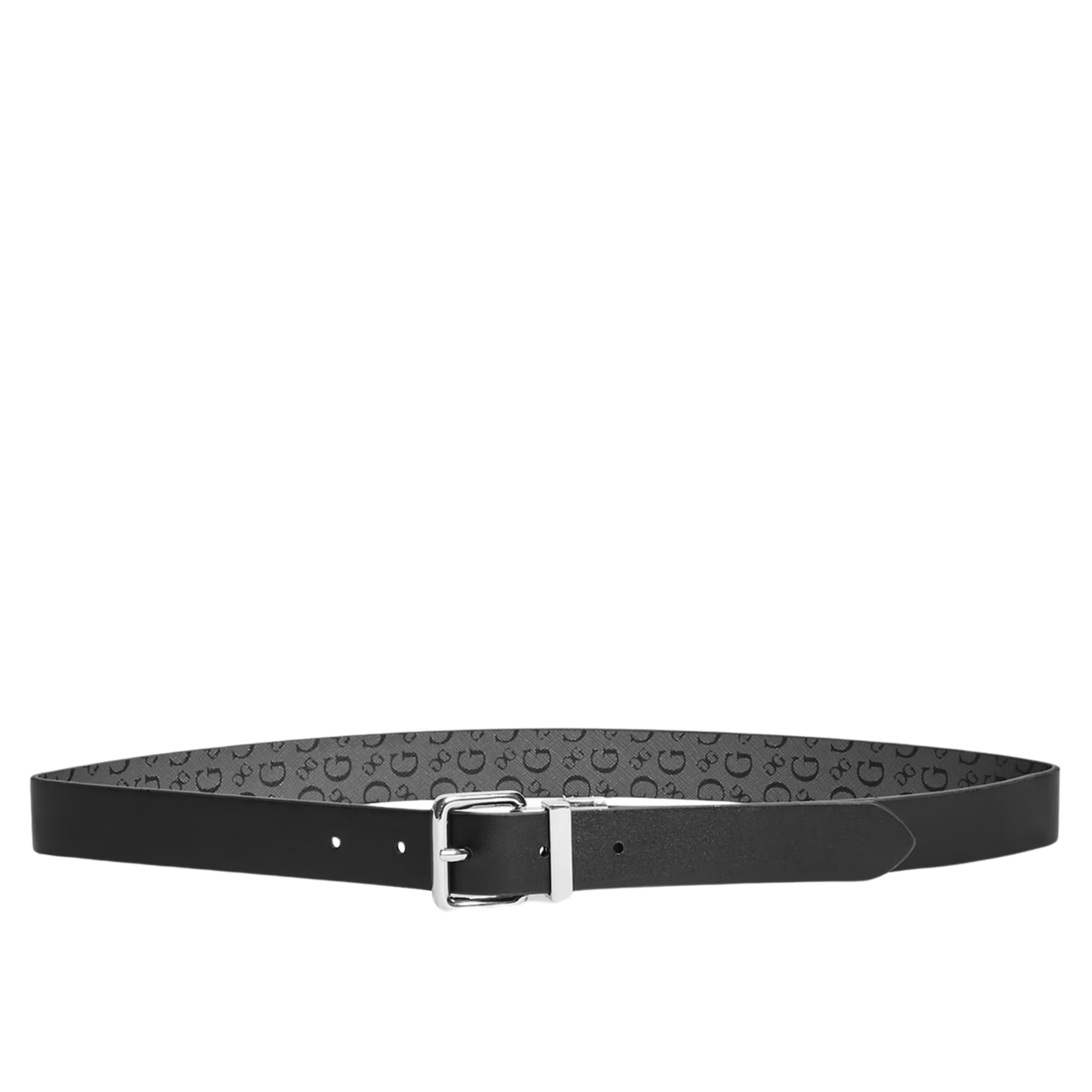 Guess Women Logo Reversible Belt - Black