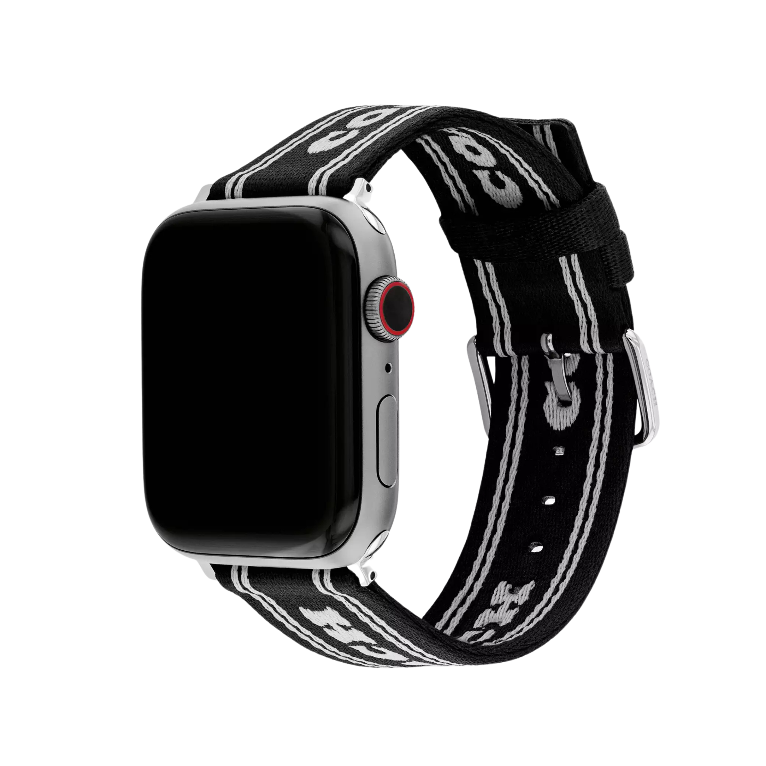 Coach Men Apple Watch® Strap 42 Mm, 44 Mm And 45 Mm - Black