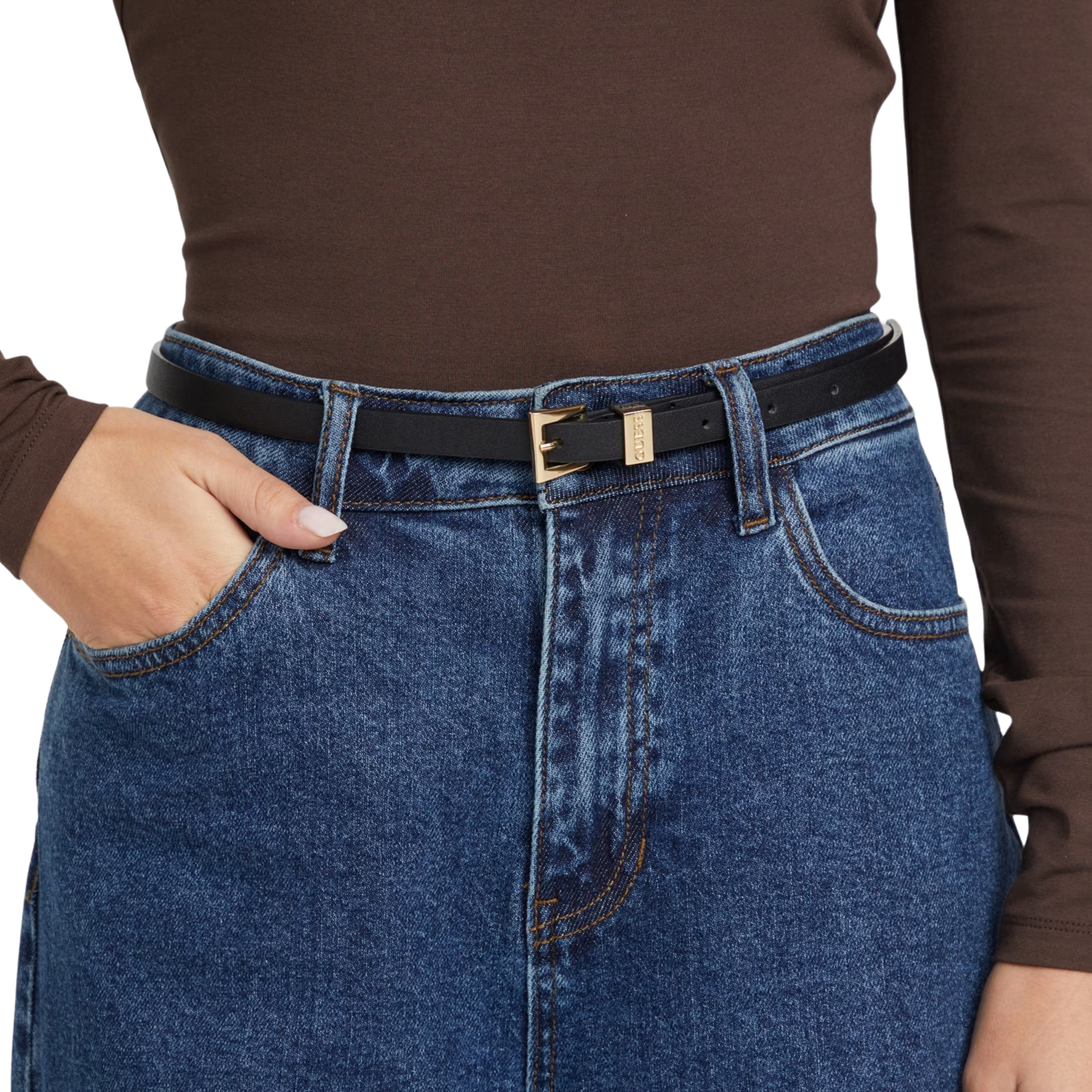 Guess Women Mia Two Pack Faux Leather Belt - MultipleColors