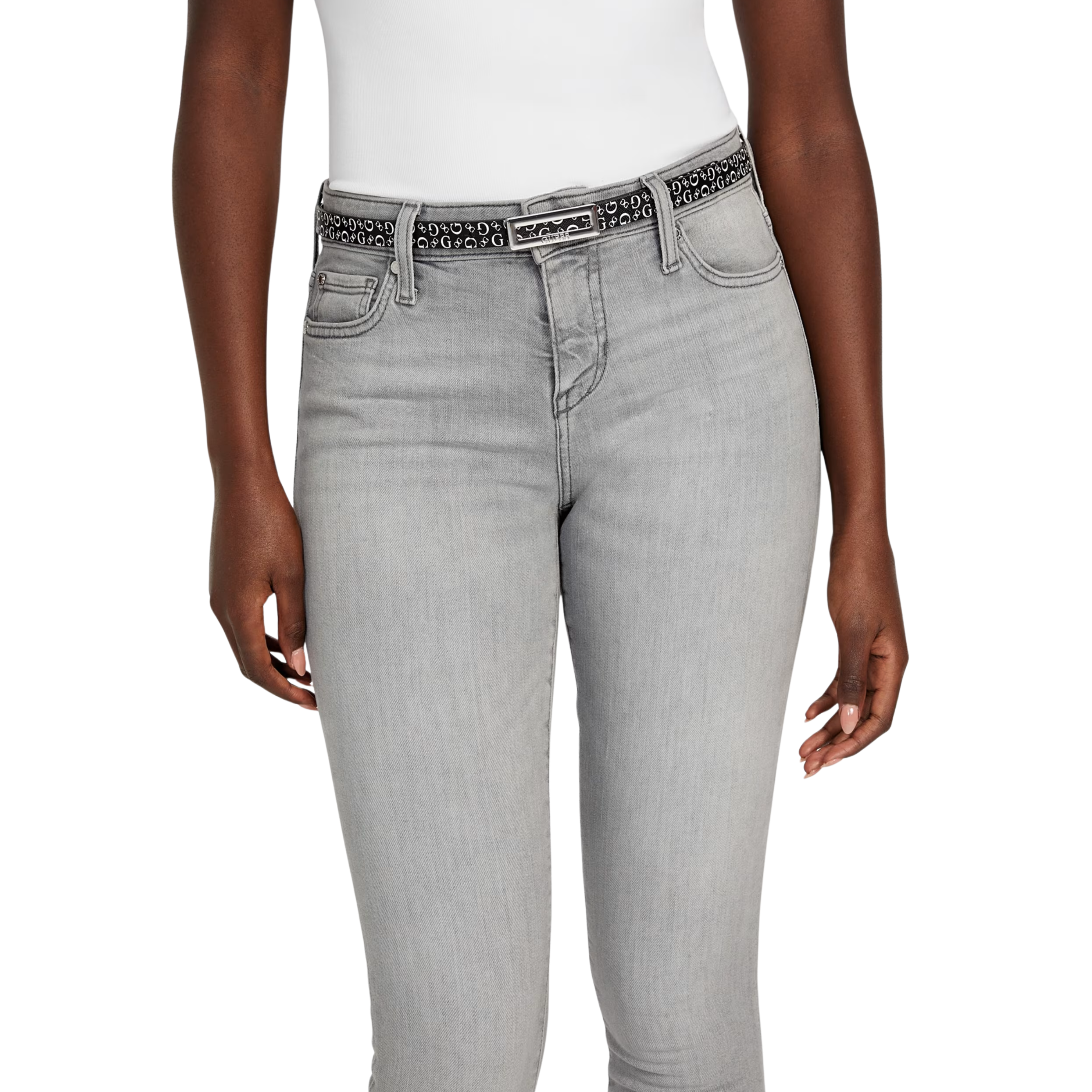 Guess Women Skinny Faux-Leather Belt 2 Pack - Multiple Colors