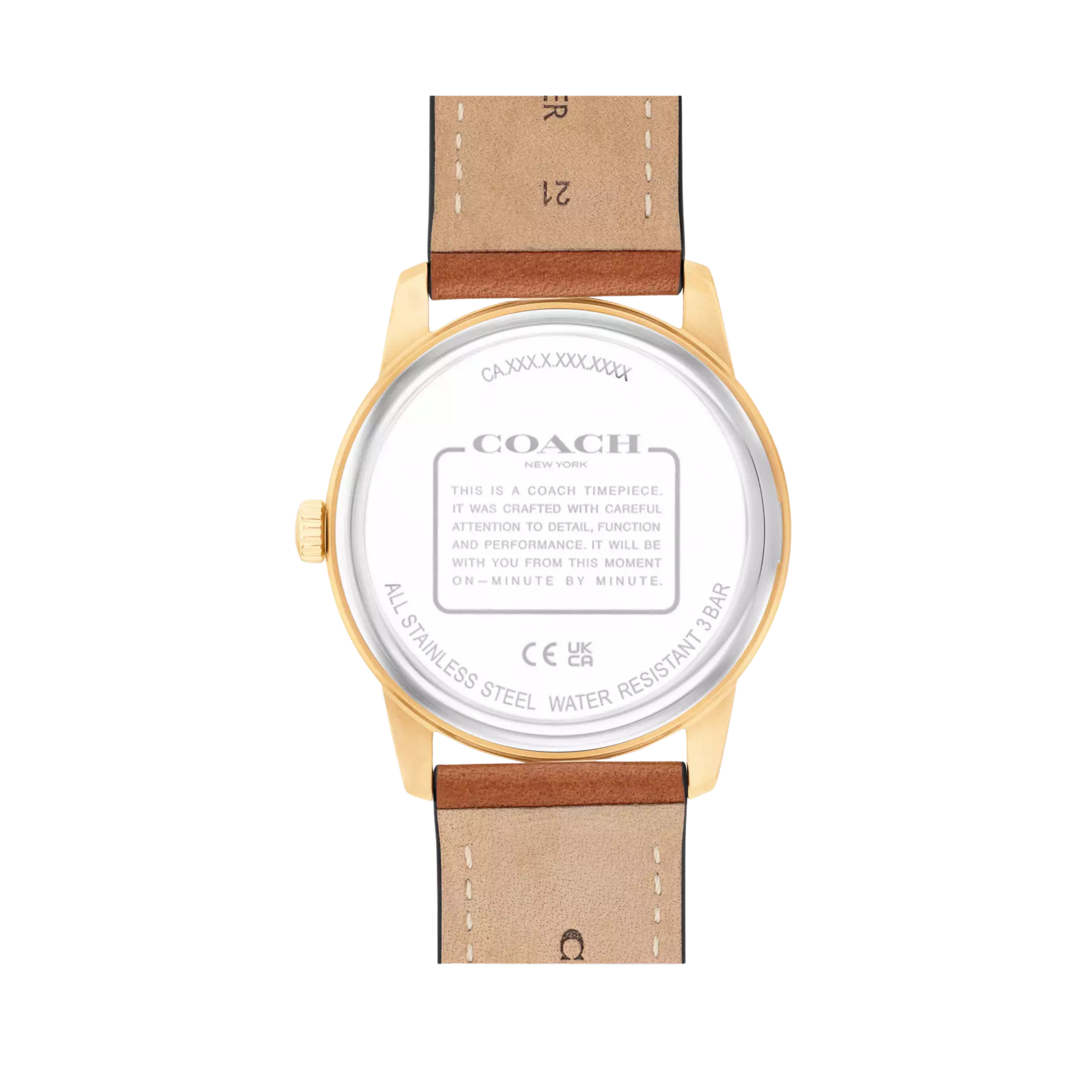 COACH Men Keane Watch 39 Mm - Saddle