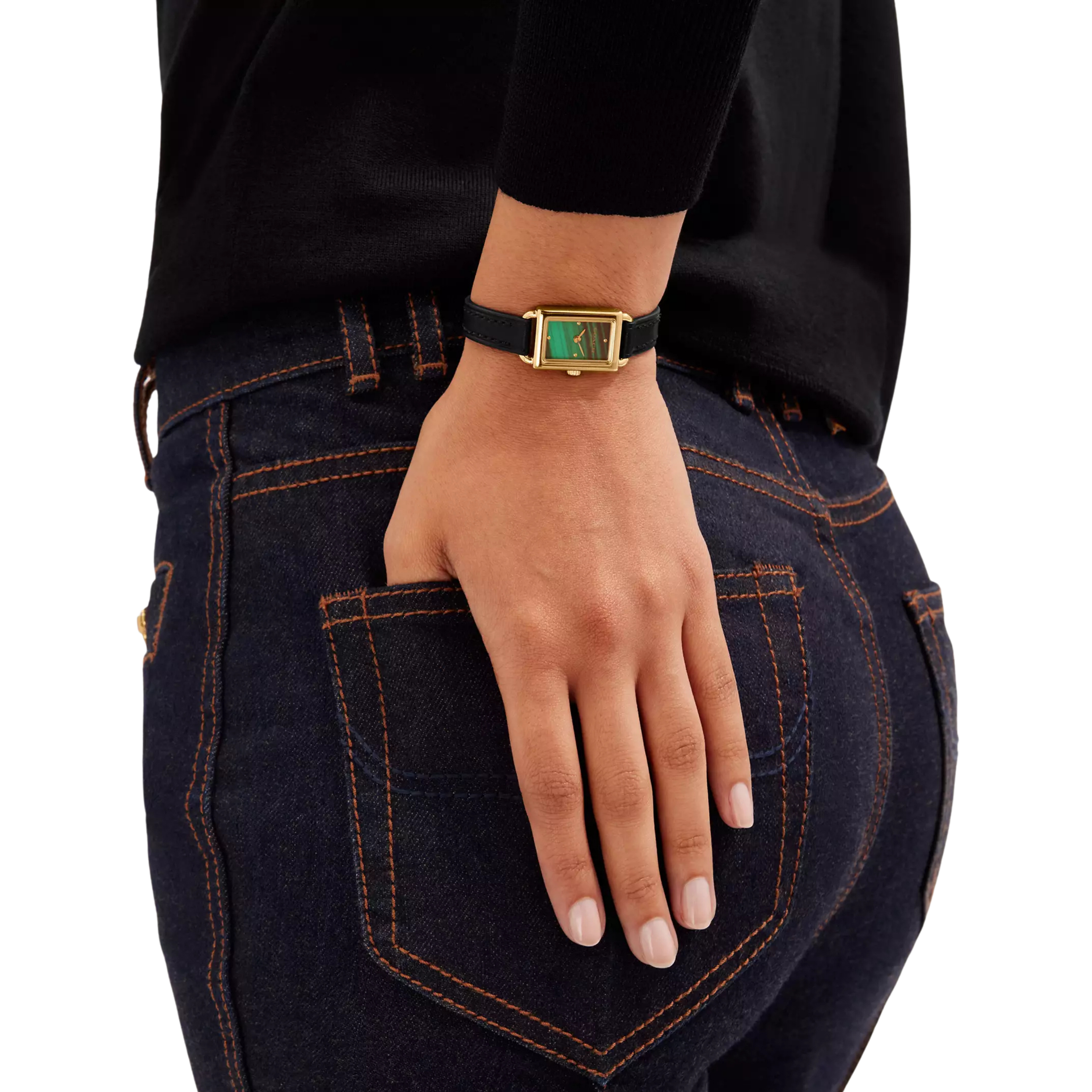 COACH Women Liz Watch 24 Mm - Green Black