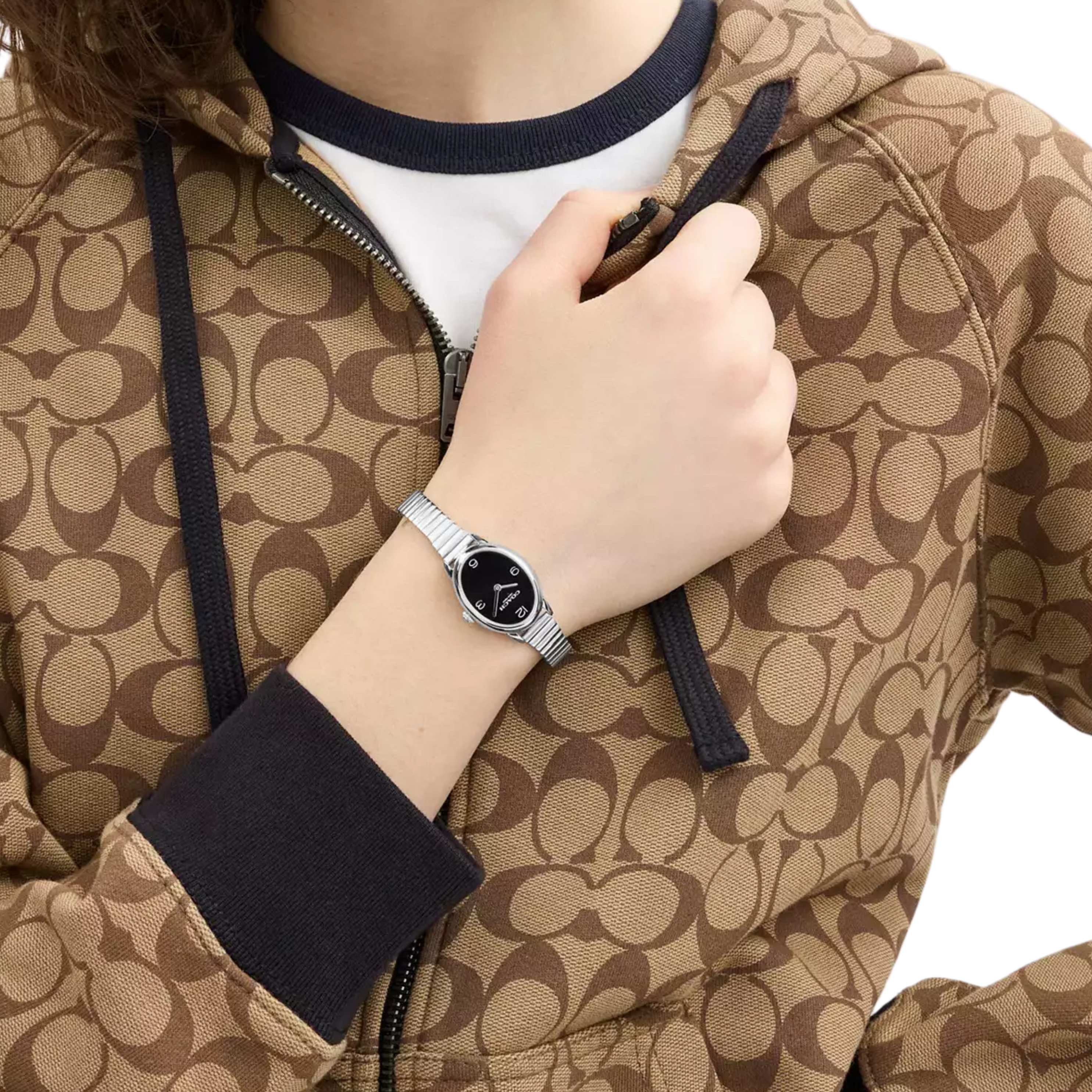 COACH Women Talia Watch 22 Mm - Stainless Steel Black