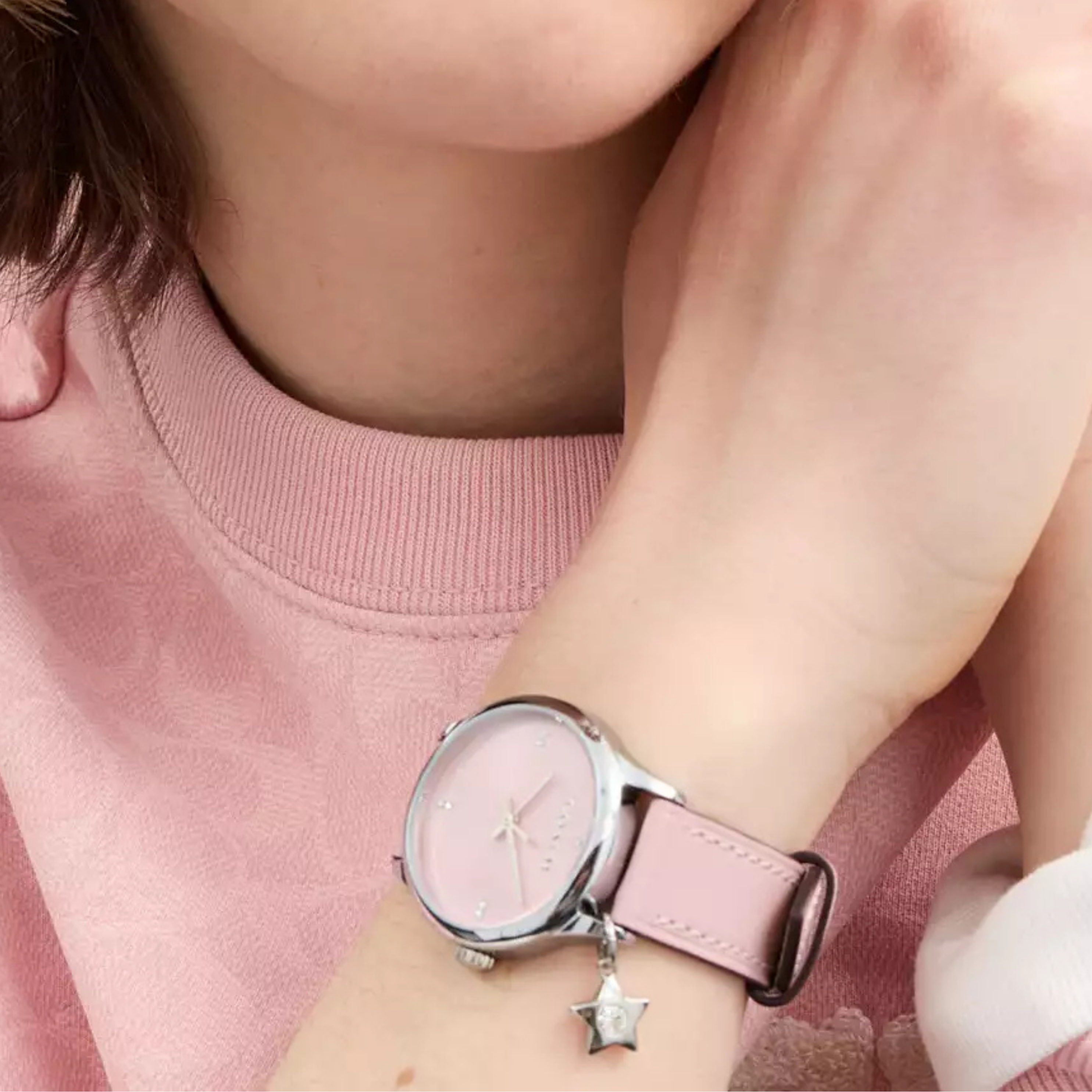 COACH Women Ruby Watch Gift Set 32 Mm - Stainless Steel Blush